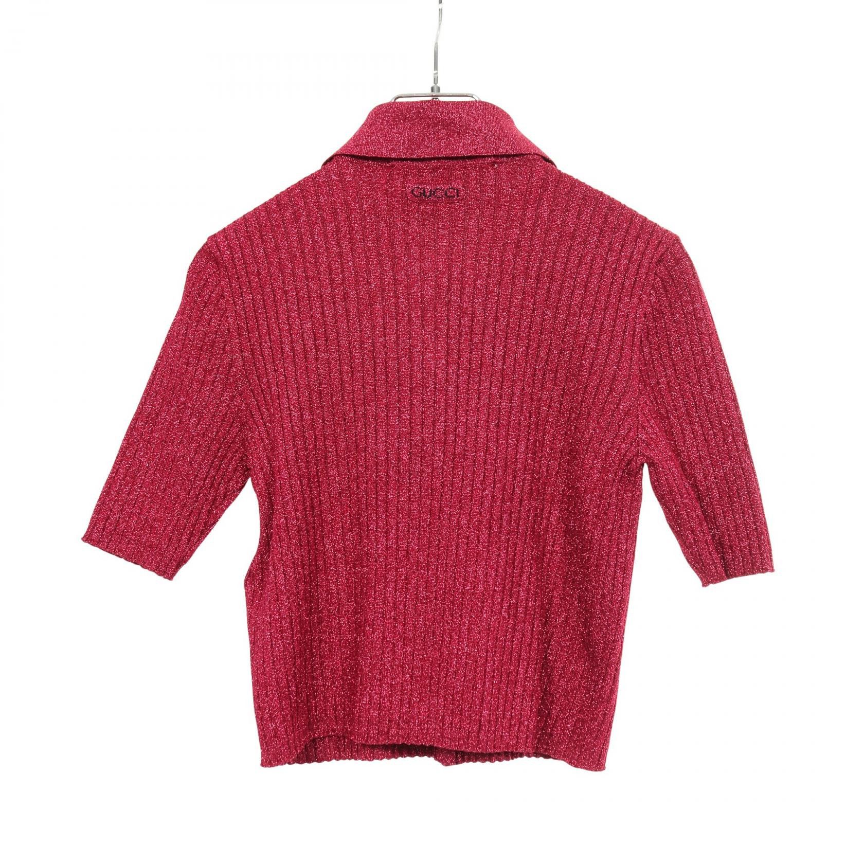 Gucci Gucci Gucci Rayon Knit Top Textile Tops 782111 DUTY FREE for USA Size ONE SIZE - 2 Thumbnail