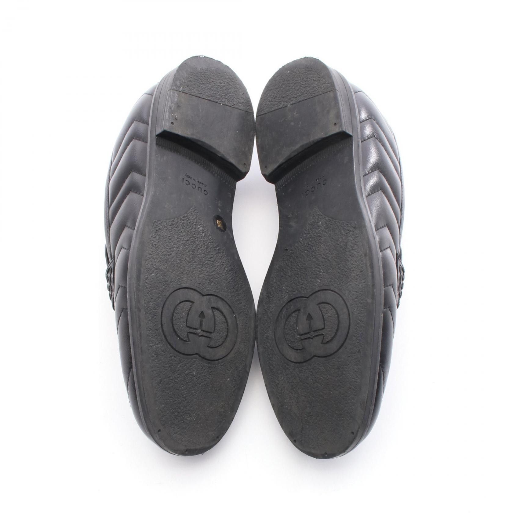 Gucci Gucci Gucci GG Marmont Leather Loafers Leather Shoes 670399 DUTY FREE for USA Size ONE SIZE - 4 Thumbnail