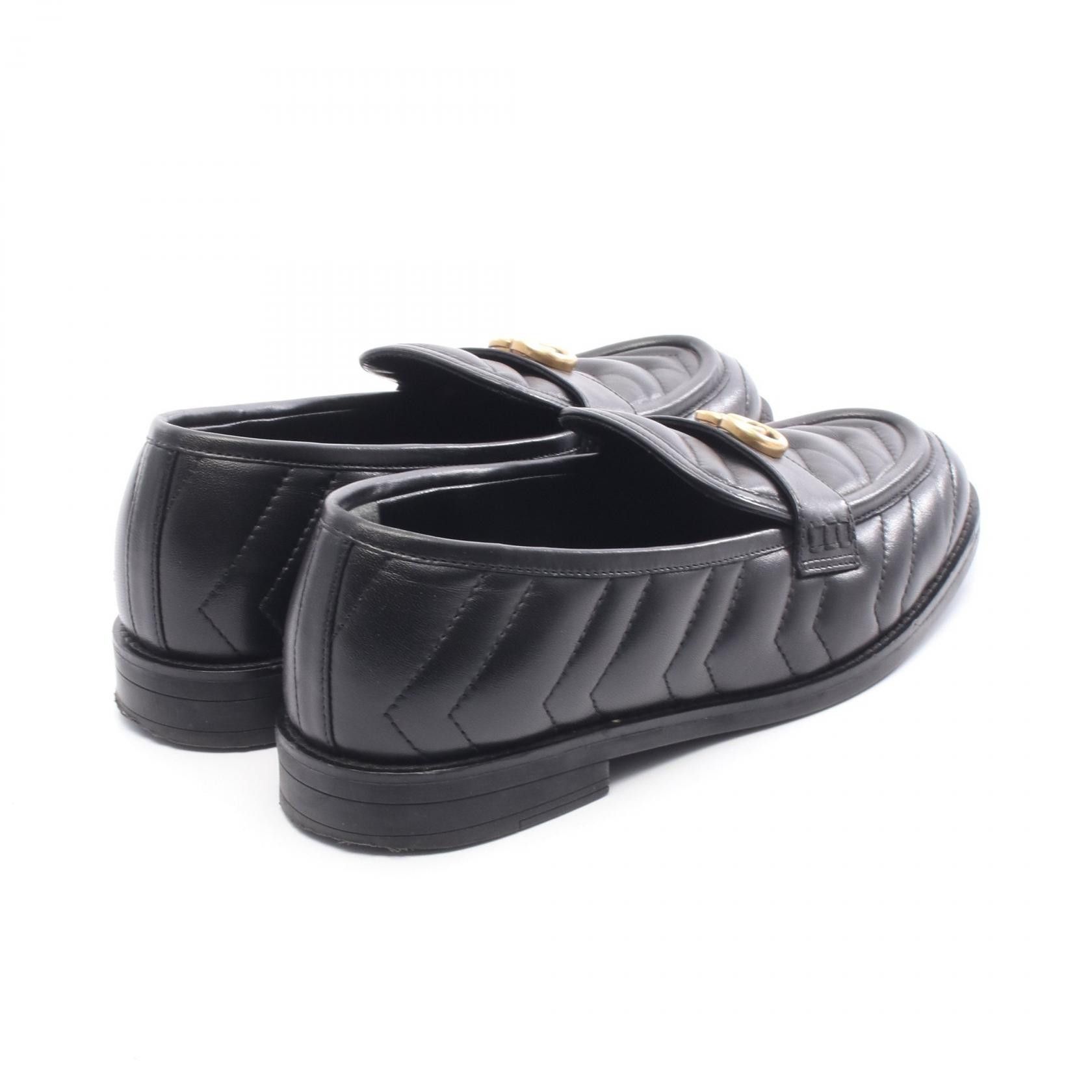 Gucci Gucci Gucci GG Marmont Leather Loafers Leather Shoes 670399 DUTY FREE for USA Size ONE SIZE - 2 Thumbnail