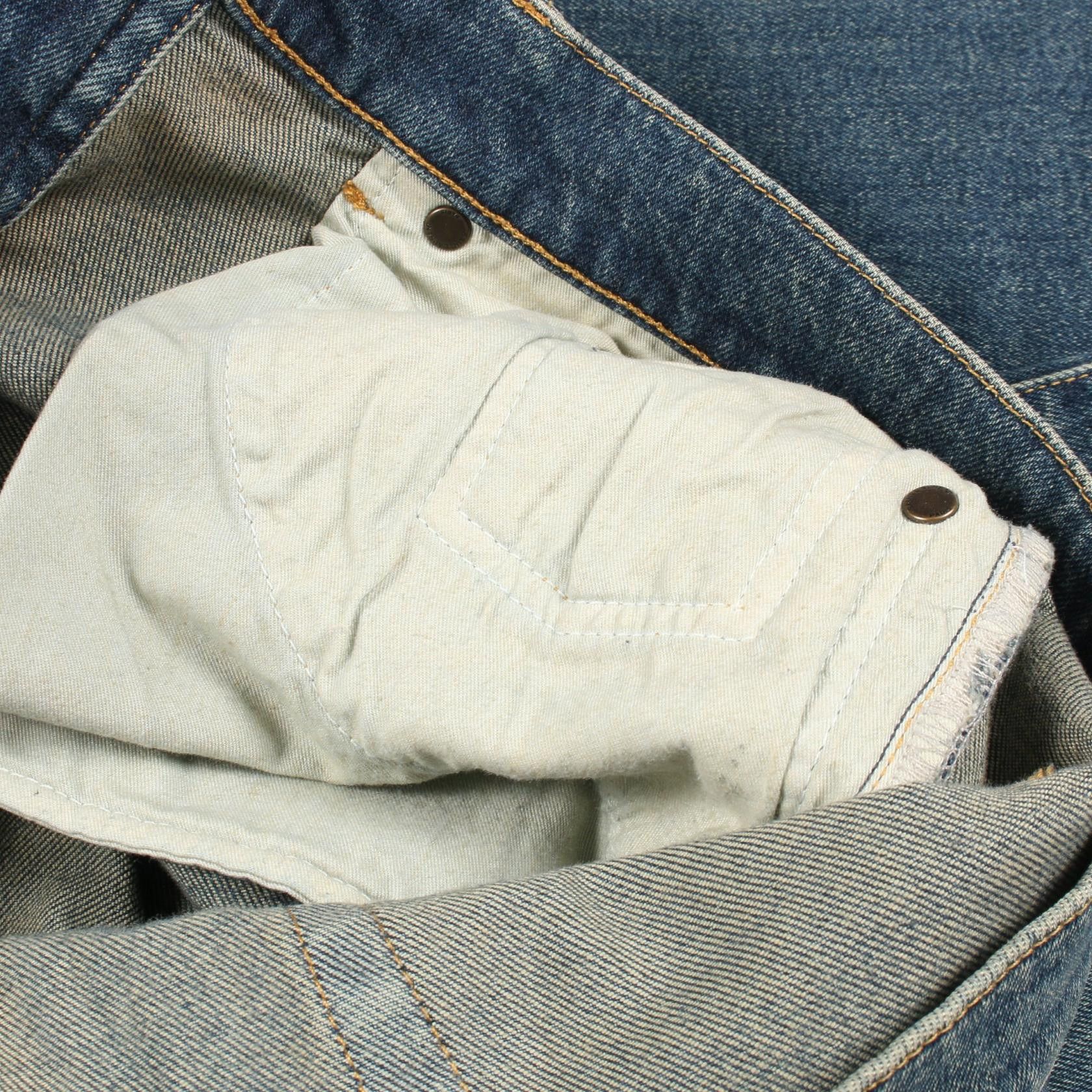 Other Other Saint Laurent Paris Cotton Denim Pants Textile Jeans DUTY FREE for USA Size ONE SIZE - 9 Thumbnail