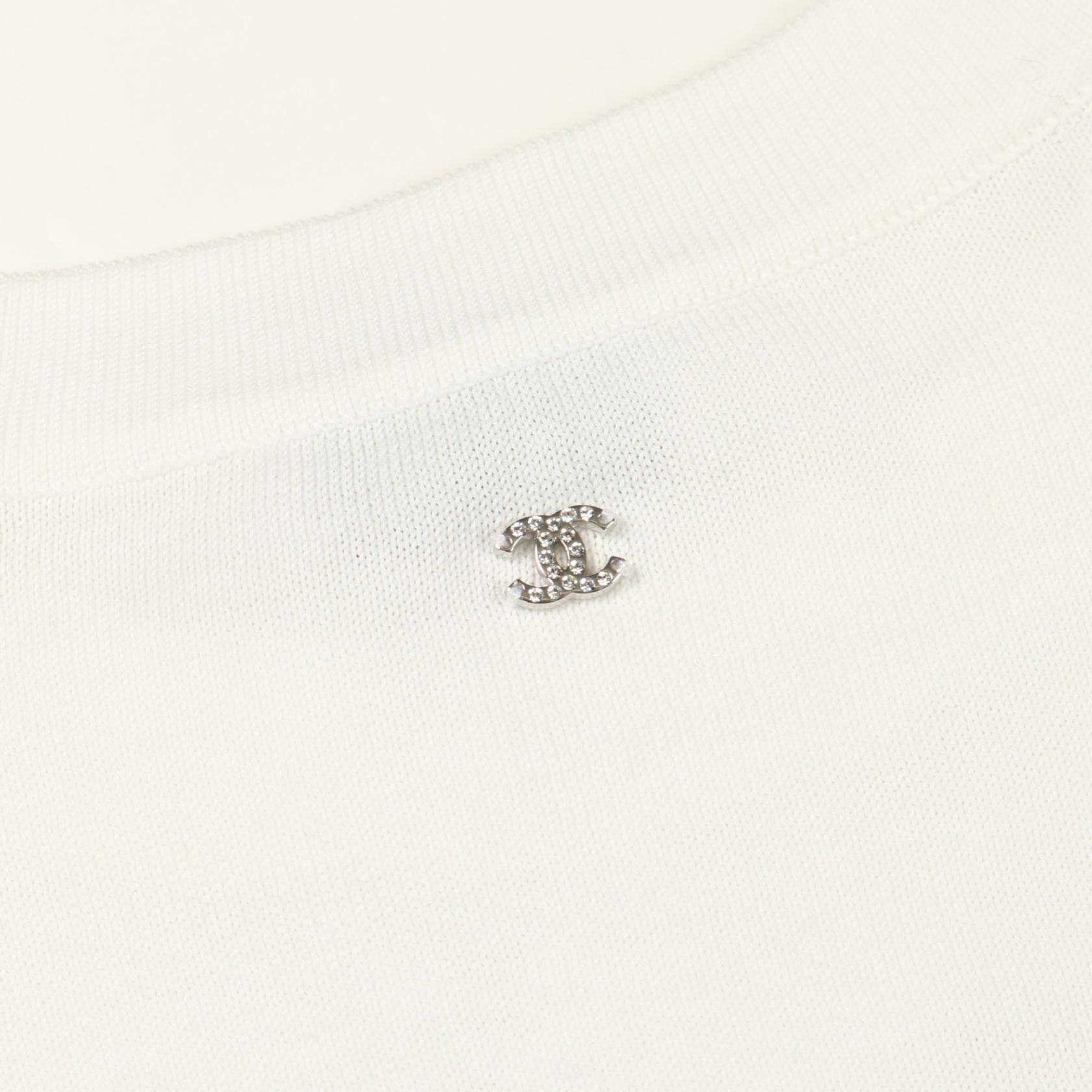 Chanel Chanel Chanel Star Coco Mark Cotton T Shirt Textile T-Shirts P76443K10987 DUTY FREE for USA Size ONE SIZE - 8 Thumbnail