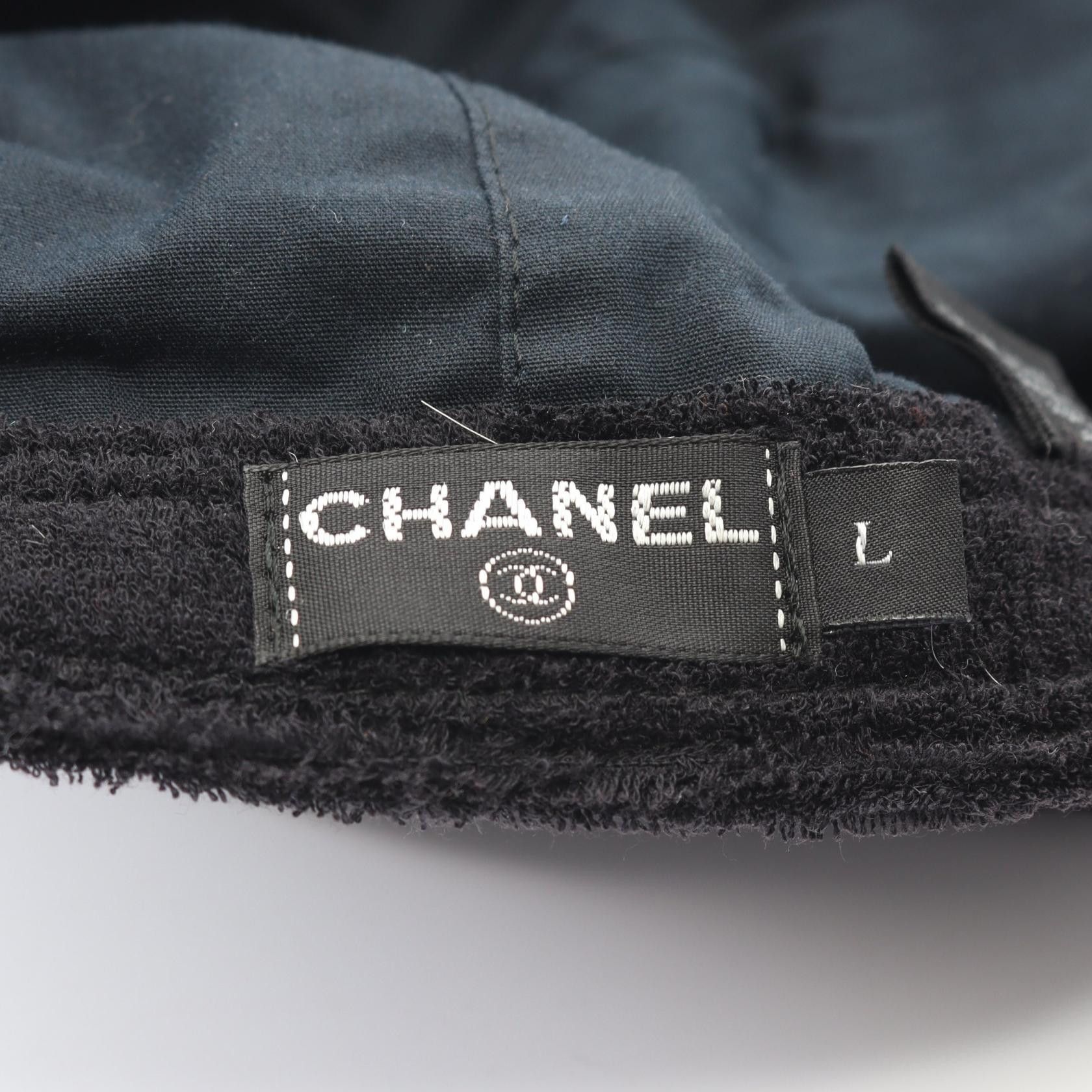 Chanel Chanel Chanel Coco Mark Heart Cotton Cap Textile Hats DUTY FREE for USA Size ONE SIZE - 4 Thumbnail