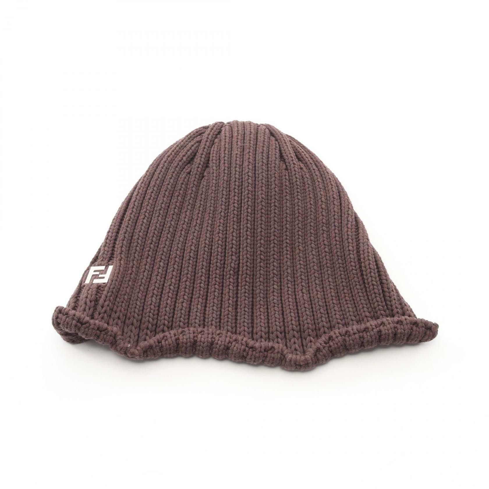 Fendi Fendi Fendi FF Logo Cotton Knit Cap Textile Hats DUTY FREE for USA Size ONE SIZE - 2 Thumbnail