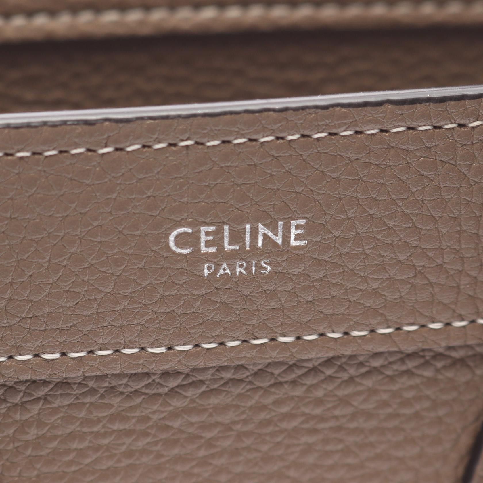 Celine Celine Celine Luggage Nano Shopper Leather Handbag Leather Handbag DUTY FREE for USA Size ONE SIZE - 4 Thumbnail