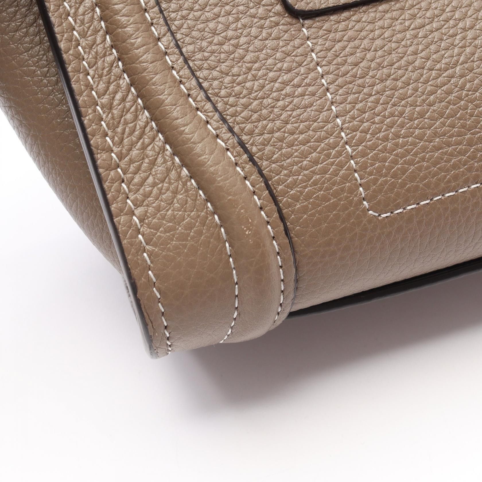 Celine Celine Celine Luggage Nano Shopper Leather Handbag Leather Handbag DUTY FREE for USA Size ONE SIZE - 5 Thumbnail