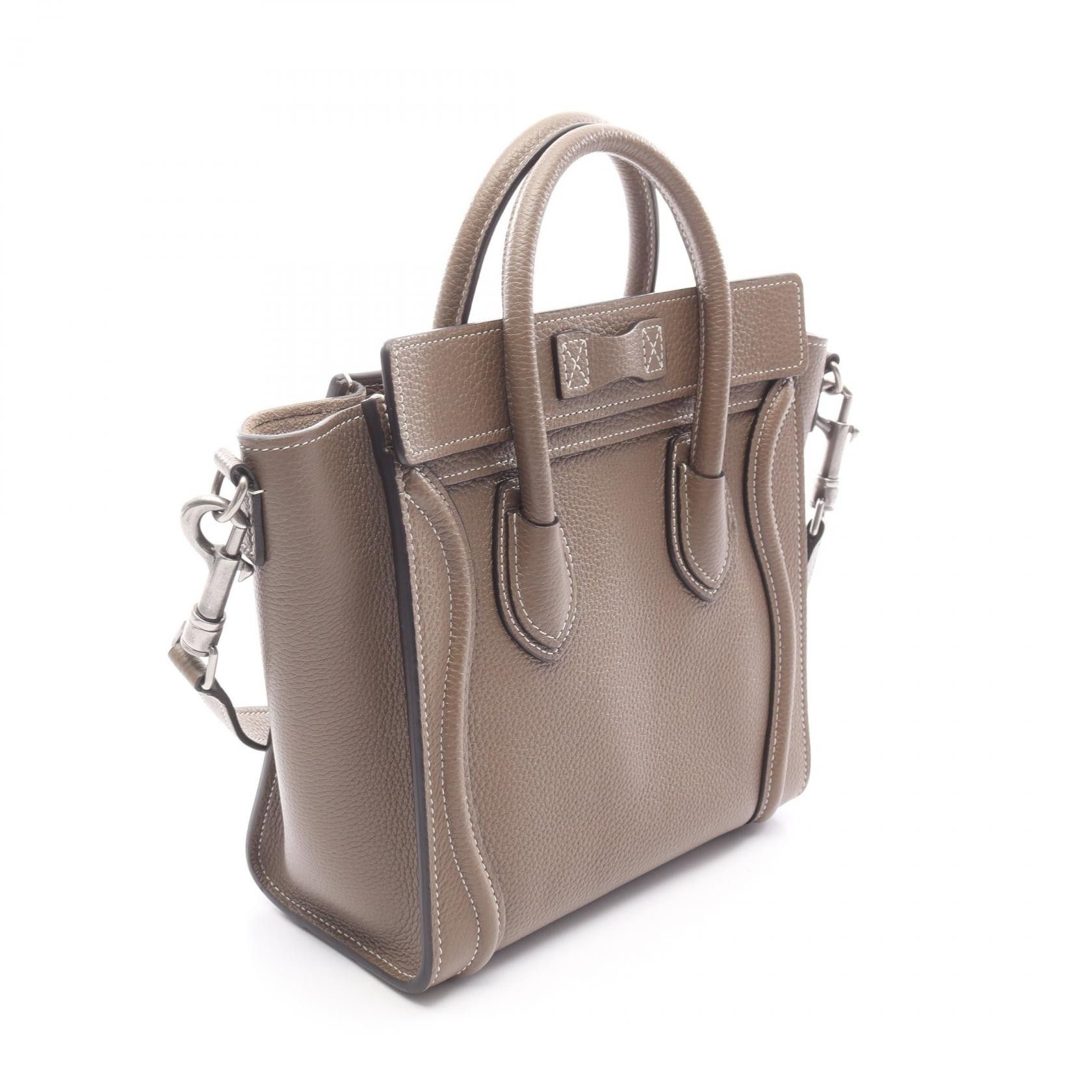 Celine Celine Celine Luggage Nano Shopper Leather Handbag Leather Handbag DUTY FREE for USA Size ONE SIZE - 2 Thumbnail