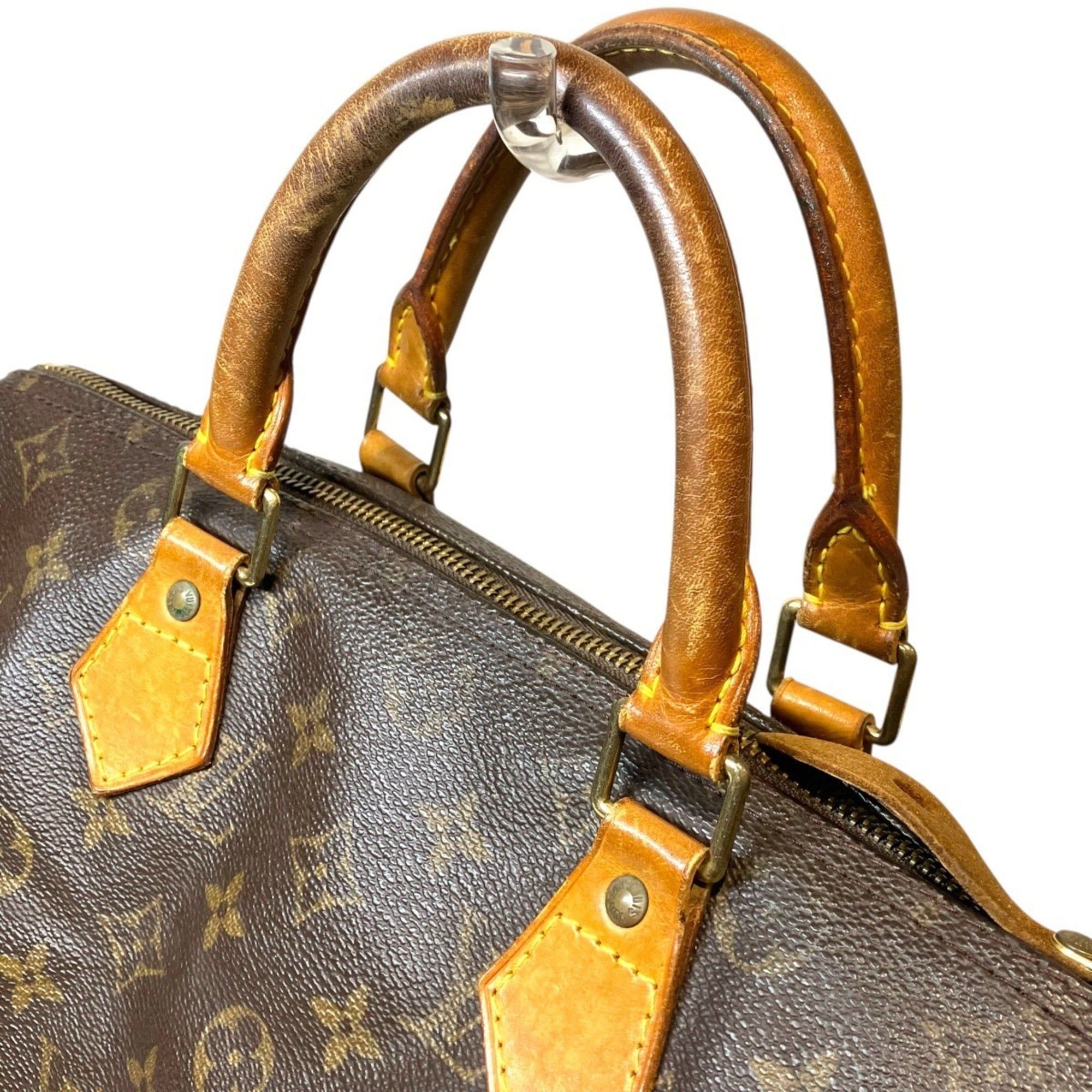 Louis Vuitton Louis Vuitton Speedy 30 Handbag, Monogram Leather, M41526 Size ONE SIZE - 6 Thumbnail