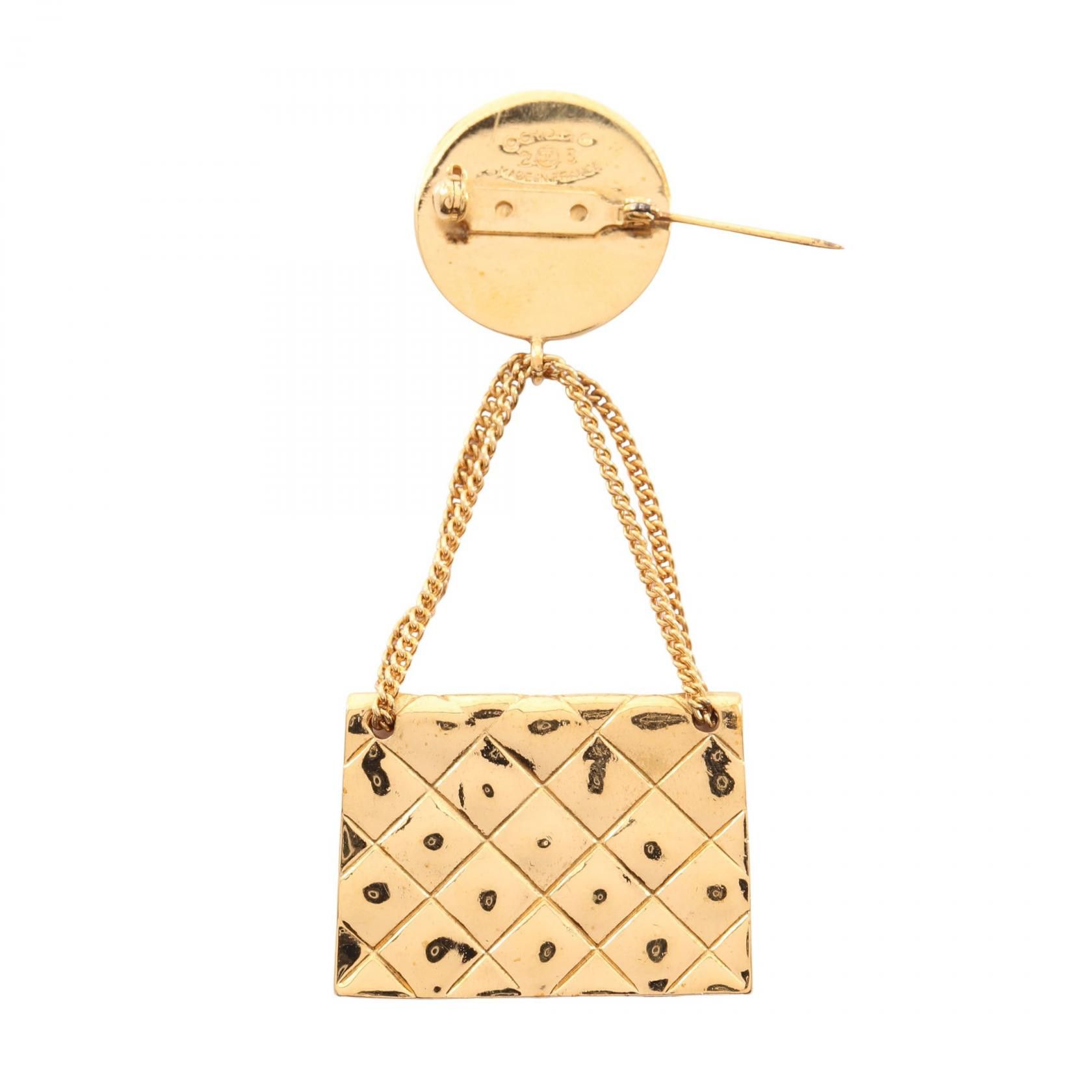 Chanel Chanel Chanel Coco Mark Bag Motif Brooch Metal Brooch DUTY FREE for USA Size ONE SIZE - 2 Thumbnail