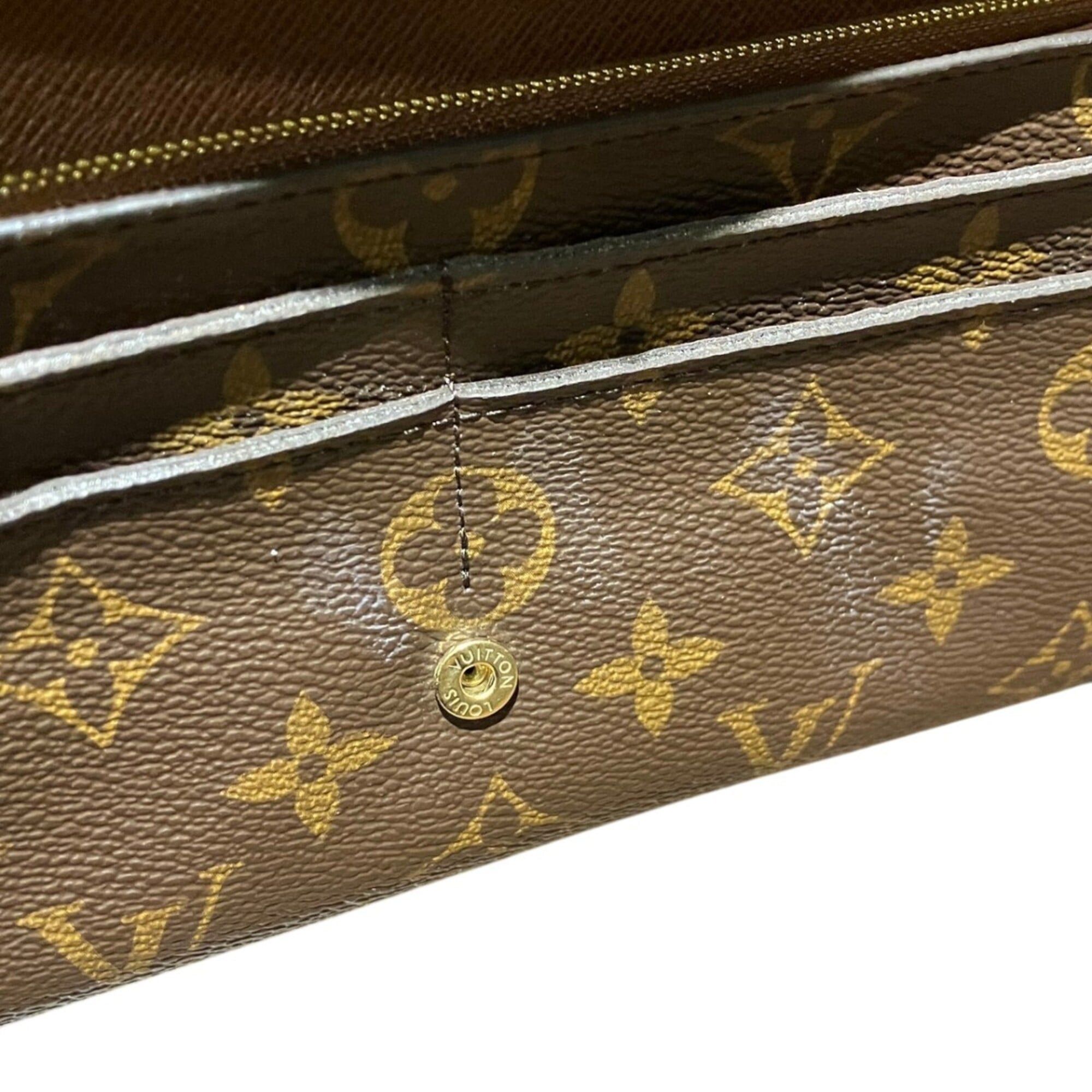 Louis Vuitton Louis Vuitton Portefeuille Sarah Long Wallet, Monogram Leather, M60531 Size ONE SIZE - 7 Thumbnail