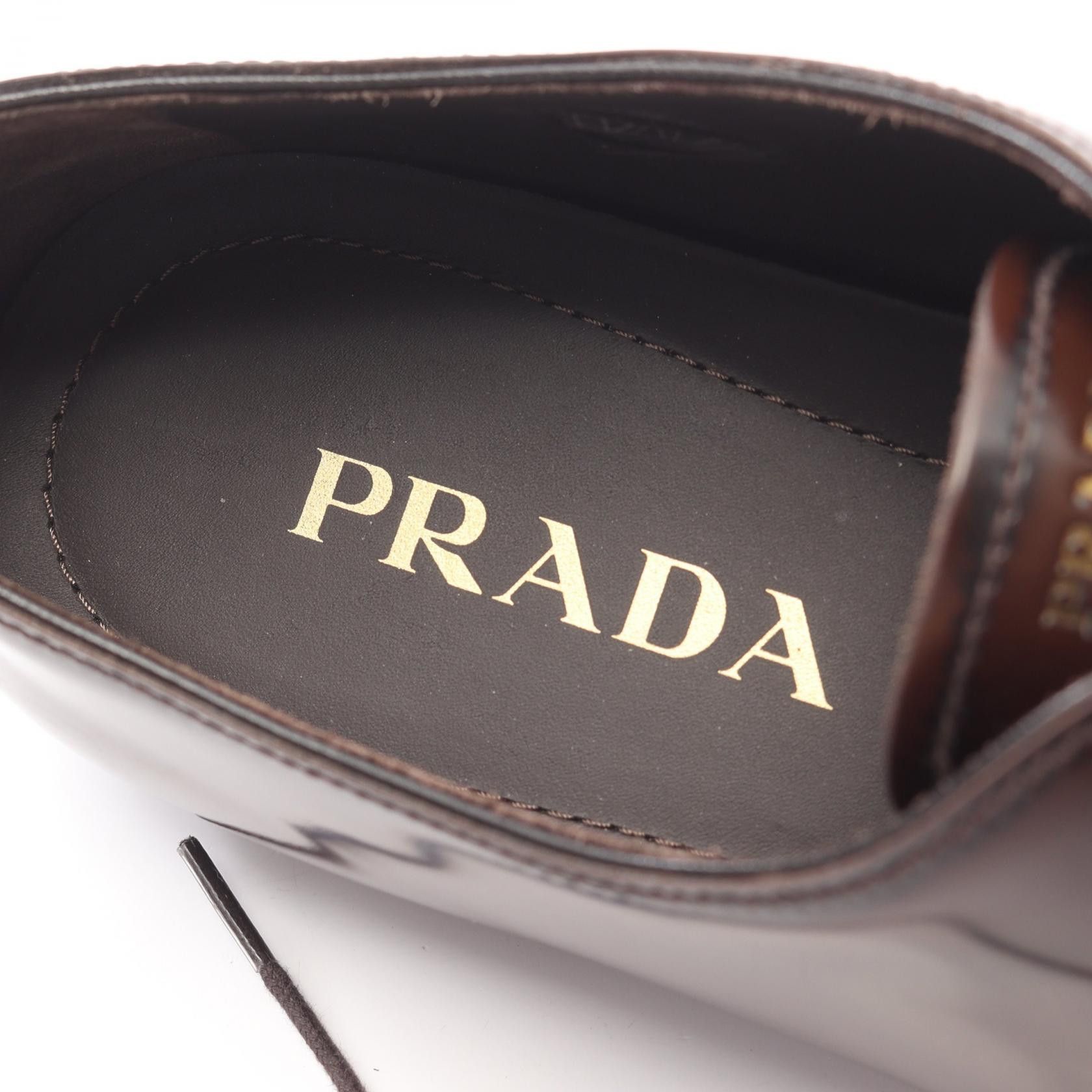 Prada Prada Prada Leather Lace Up Dress Shoes Leather Shoes 2EG448 DUTY FREE for USA Size ONE SIZE - 5 Thumbnail