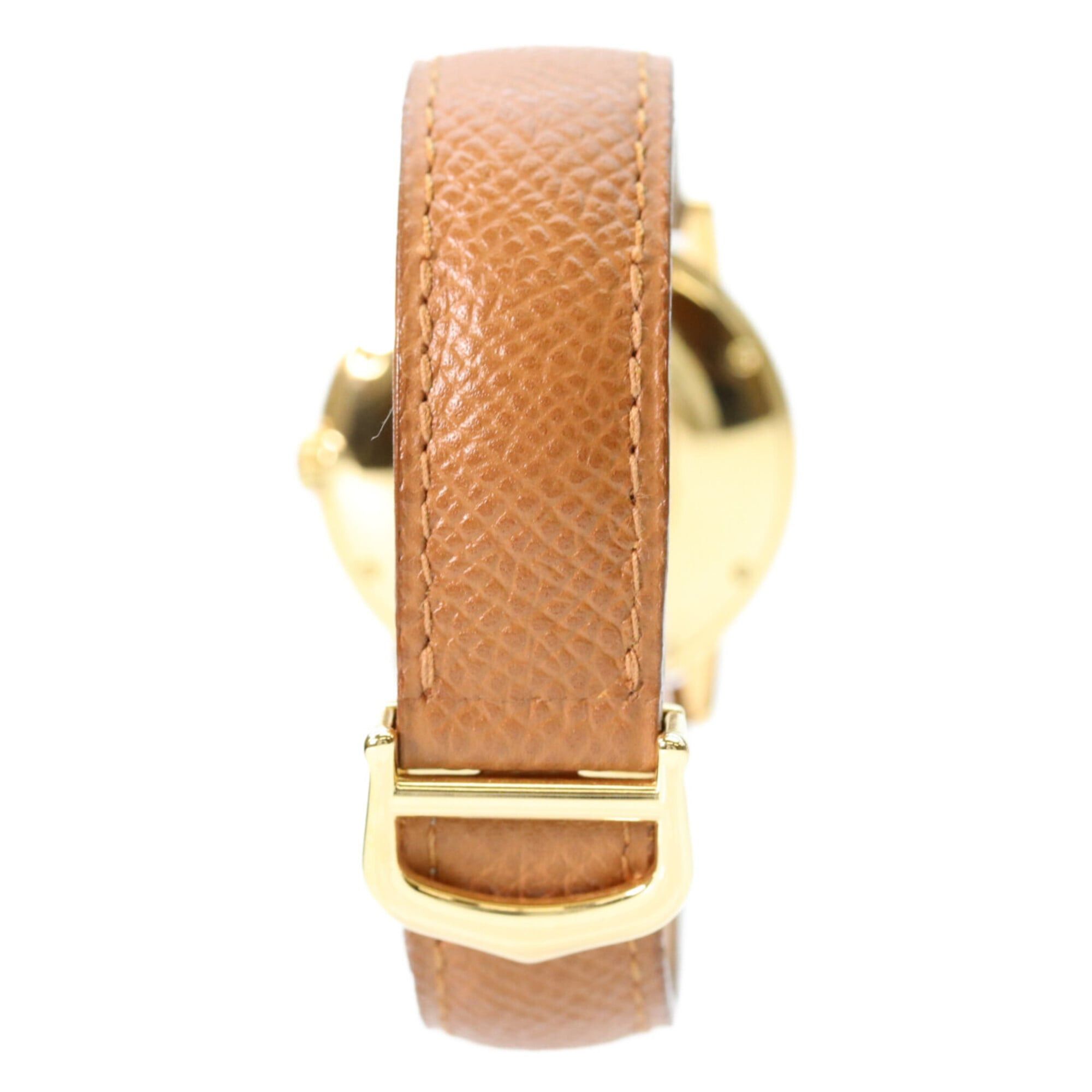 Cartier Cartier W1006922 925 Must de Ronde LM Vermeil Small Seconds Trinity Watch Gold Ivory Dial Ladies Size ONE SIZE - 9 Thumbnail