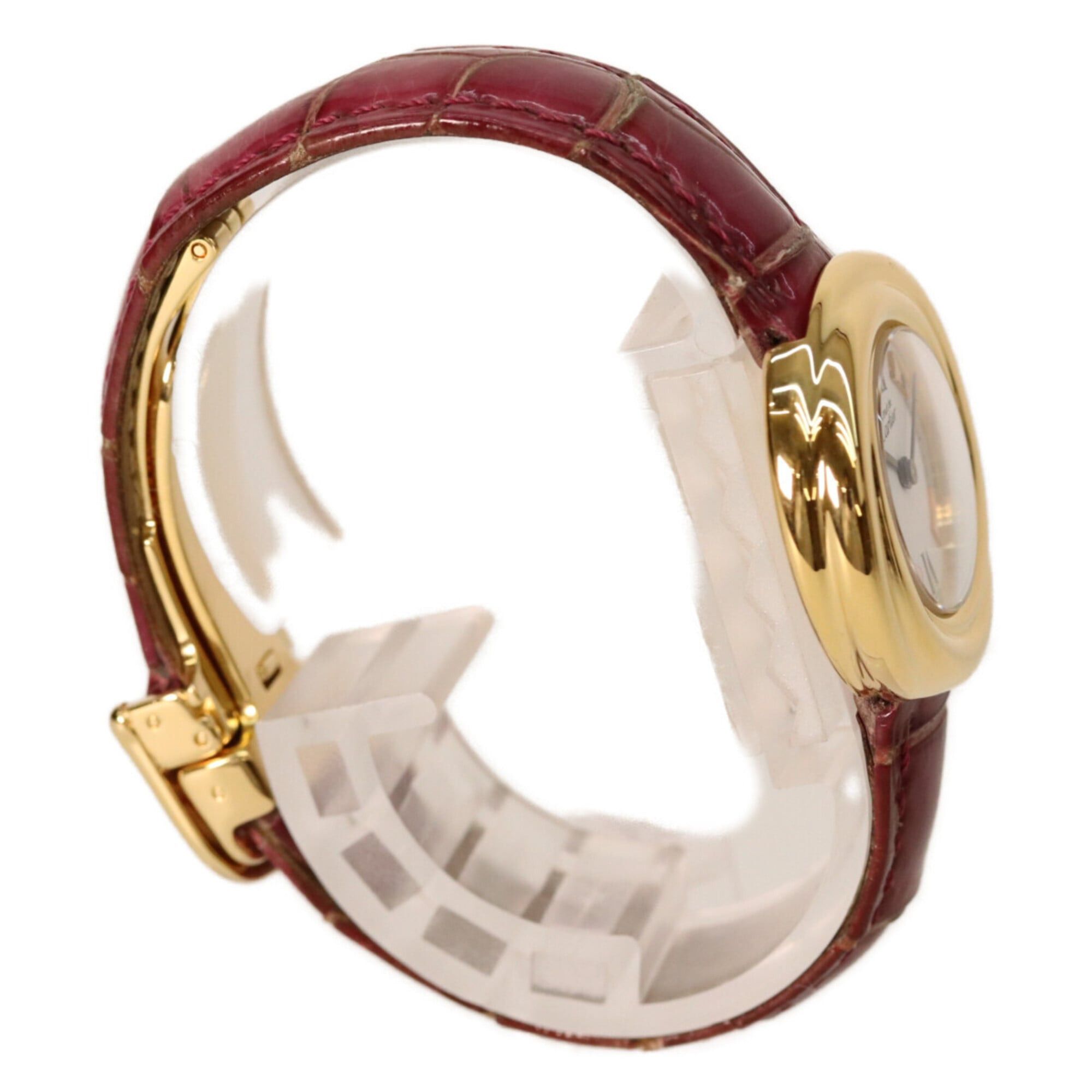 Cartier Cartier 925 W1010644 Must Trinity Vermeil SM Side Quartz Watch Gold White Dial Ladies Size ONE SIZE - 5 Thumbnail