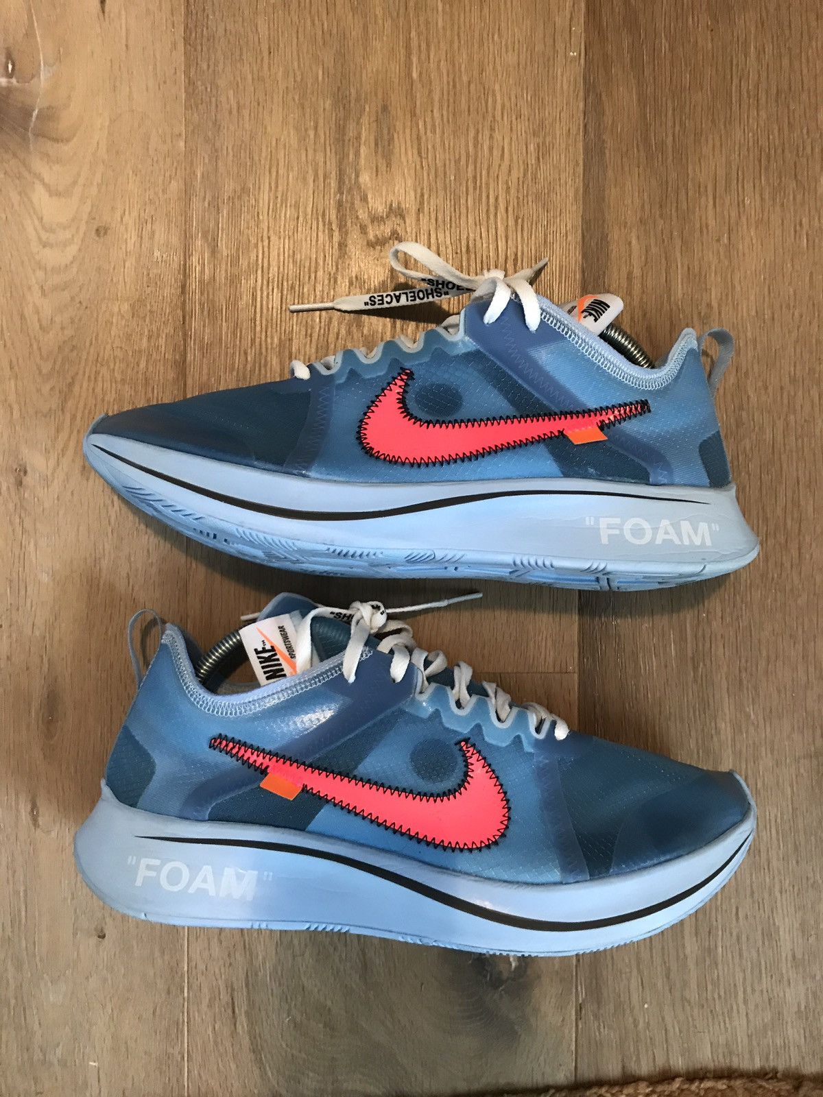 Nike Zoom Fly x Off-White Blue (Sample)