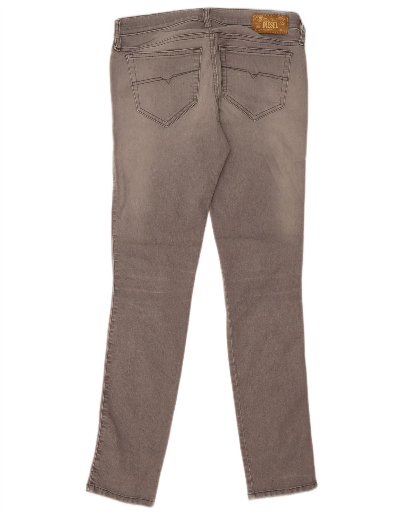 Diesel Womens Skinzee-Low Low Waist Super Slim Skinny Jeans W29 L30 Size 29" - 2 Thumbnail