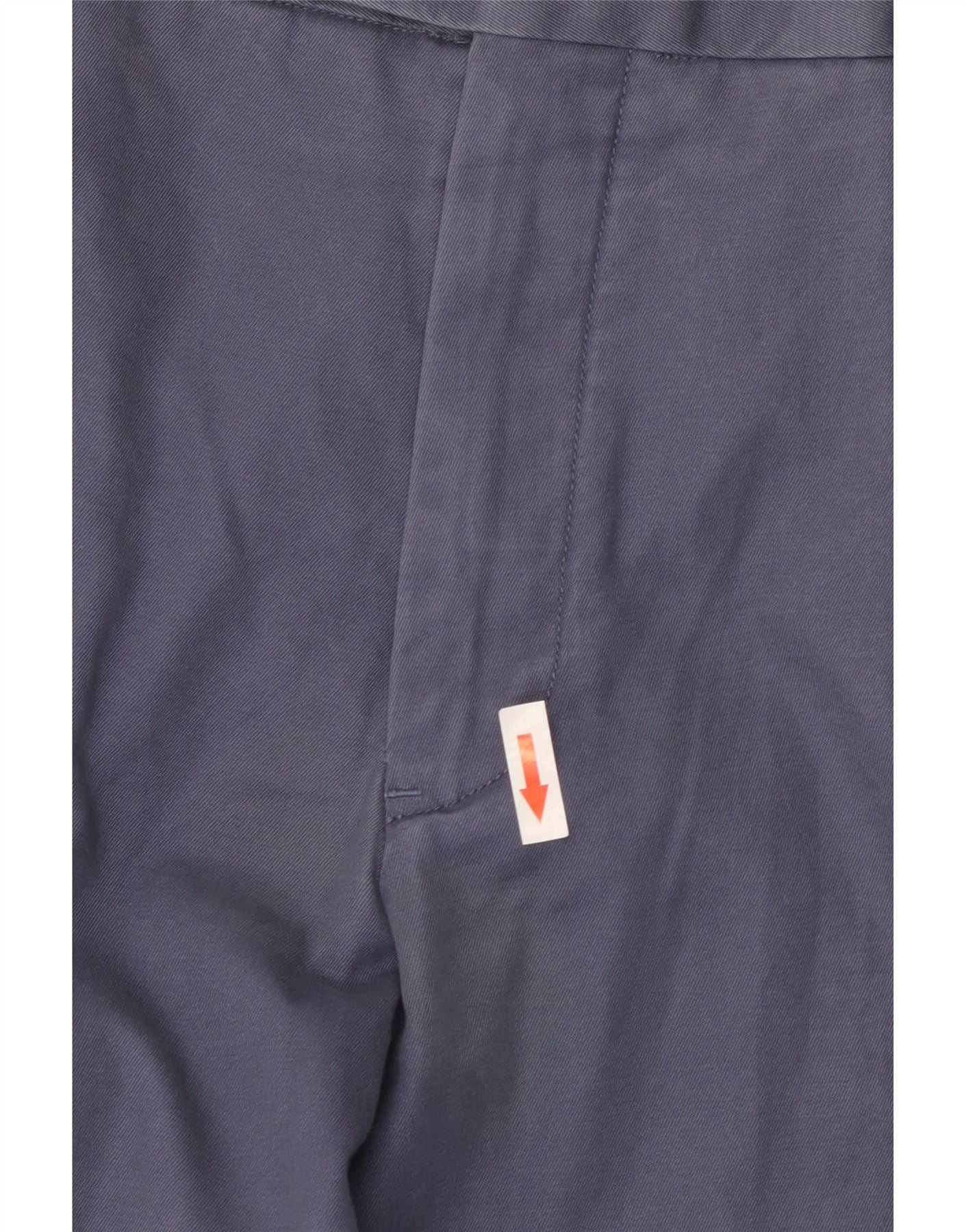 Polo Ralph Lauren Mens Slim Fit Suit Trousers W36 L32 Blue Cotton Size 36R - 3 Thumbnail