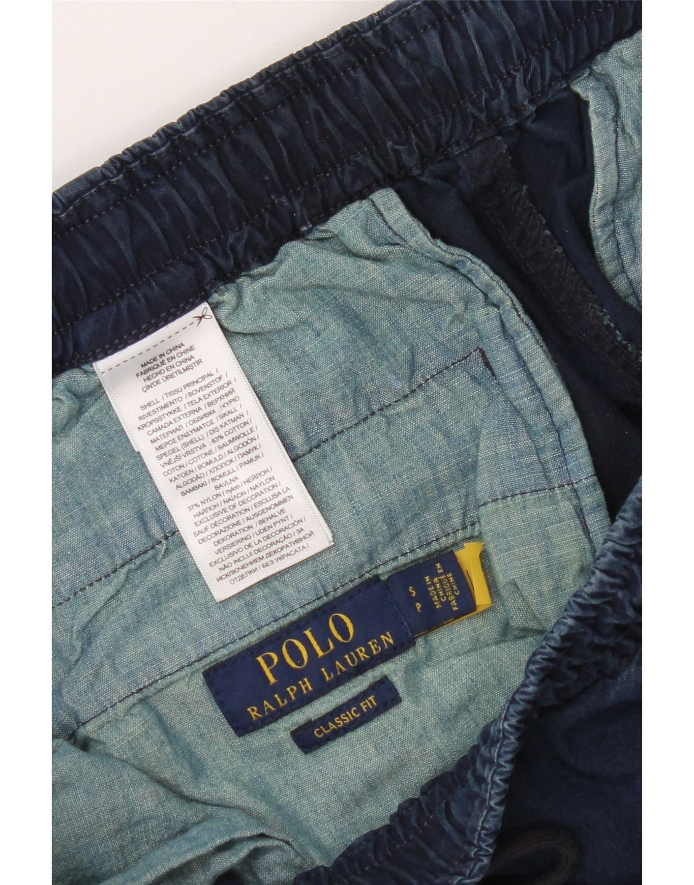 Polo Ralph Lauren Mens Classic Fit Chino Trousers Small W29 L28 Blue Size US 30 / EU 46 - 4 Thumbnail