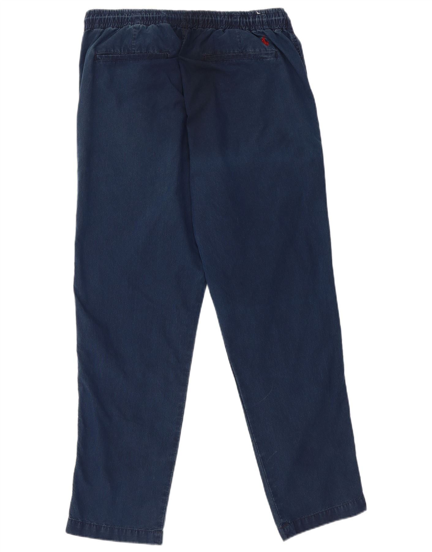 Polo Ralph Lauren Mens Classic Fit Chino Trousers Small W29 L28 Blue Size US 30 / EU 46 - 2 Thumbnail