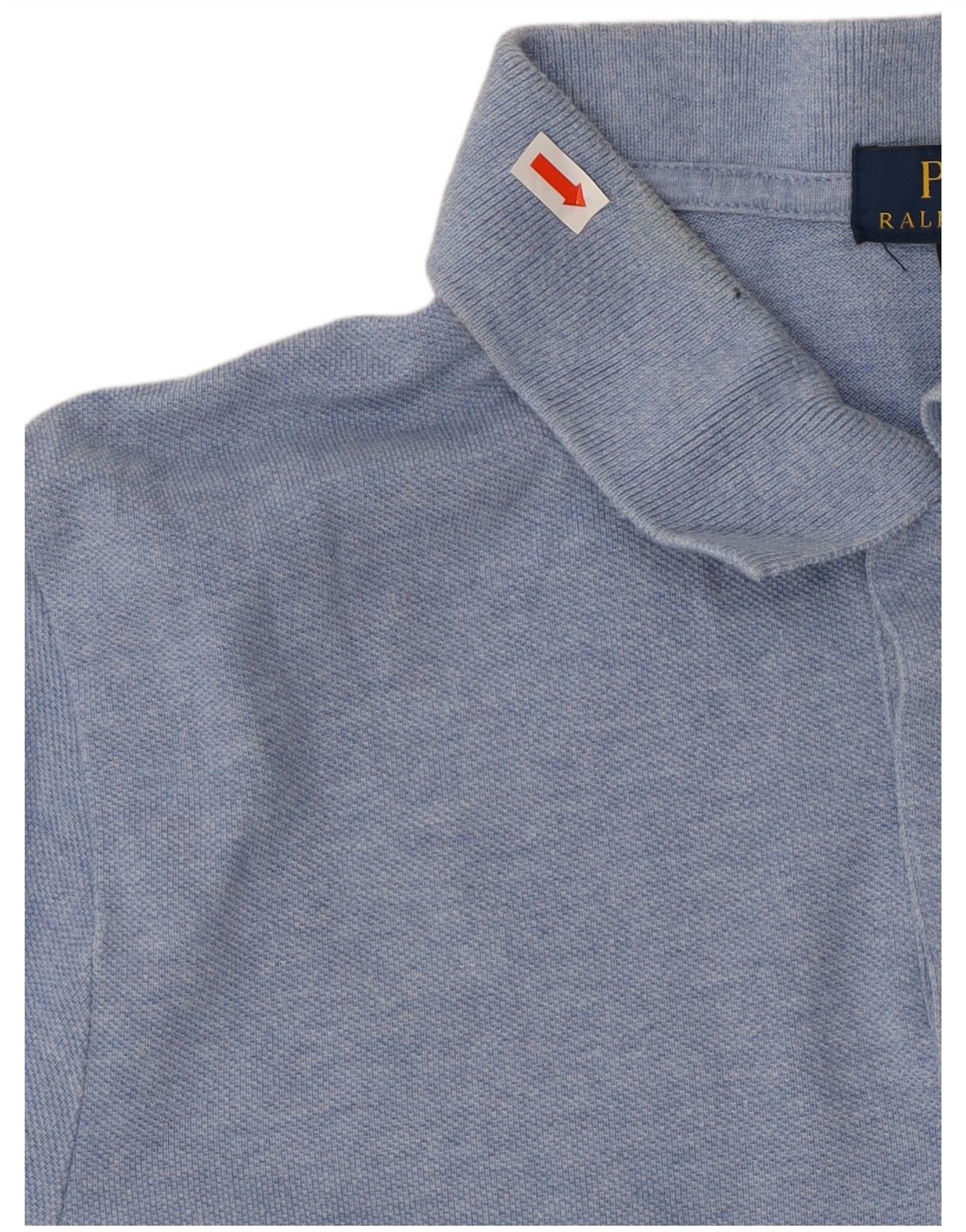 Polo Ralph Lauren Boys Long Sleeve Polo Shirt 15-16 Years XL Blue Flecked Size XL / US 12-14 / IT 48-50 - 3 Thumbnail