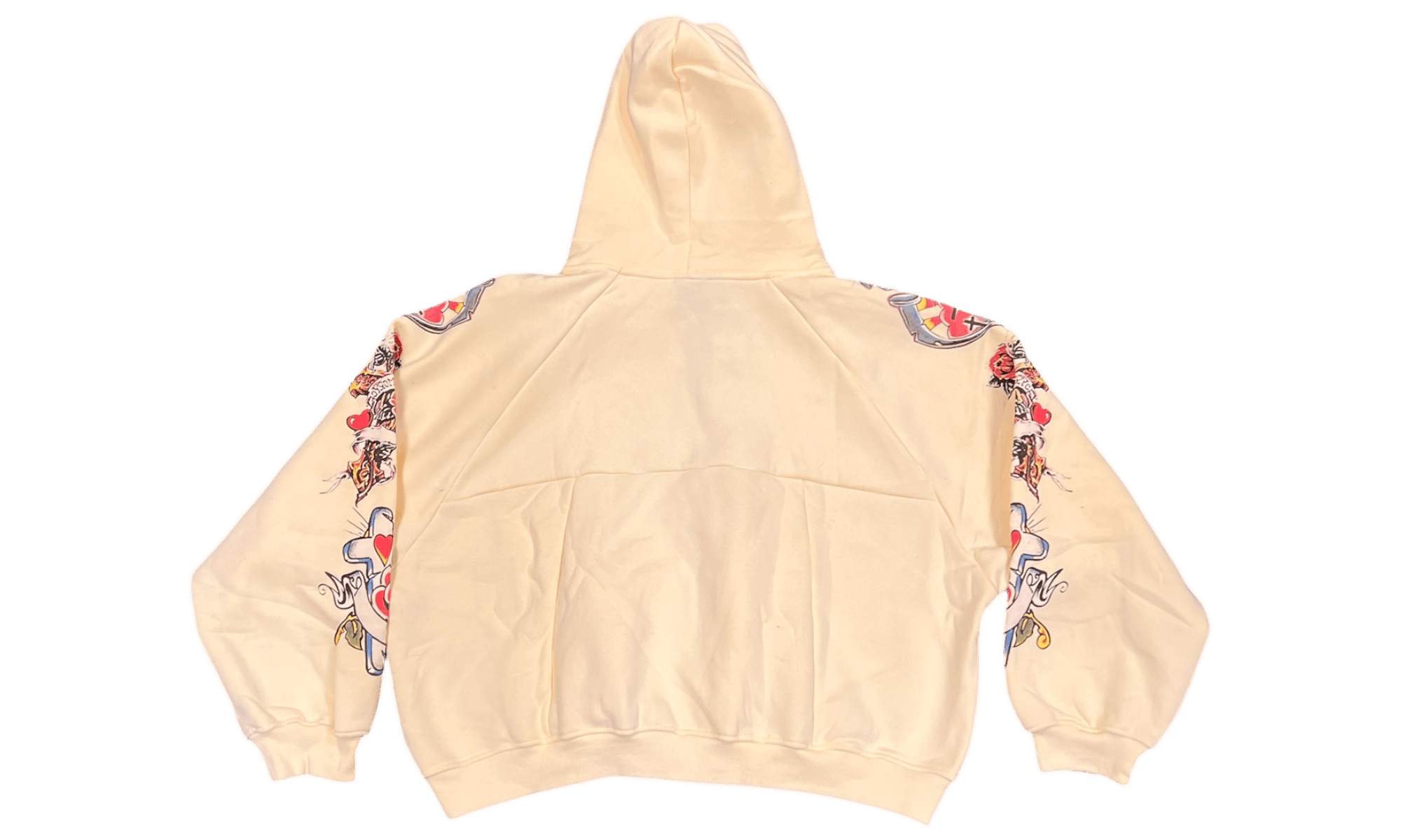 Other We Are Righteous Risen King Cream Cropped Zip-Up Hoodie Size US S / EU 44-46 / 1 - 2 Thumbnail