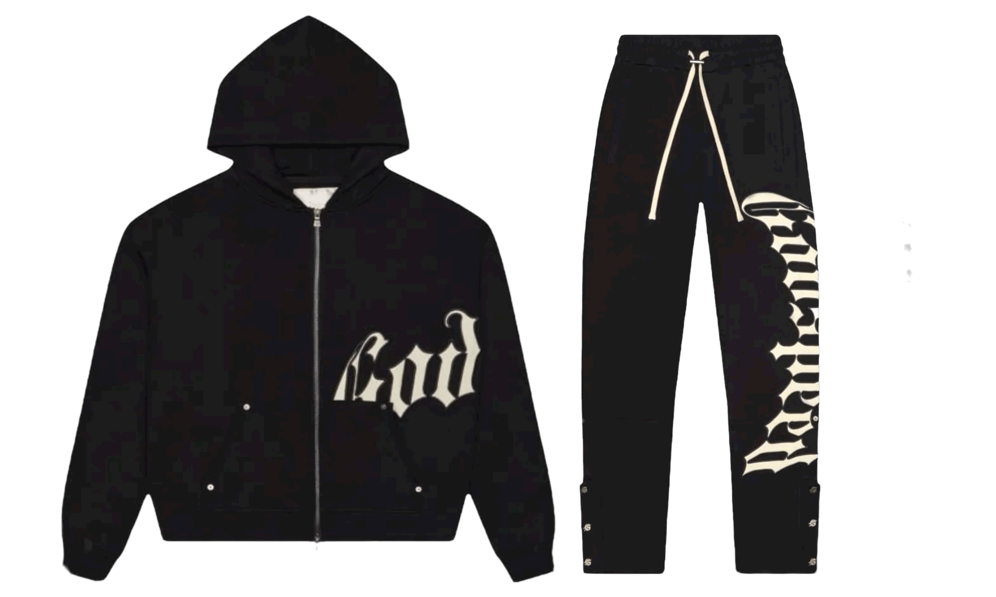 Godspeed OG Logo Washed Black Boom Sweatsuit Size US 36 / EU 52 - 5 Thumbnail