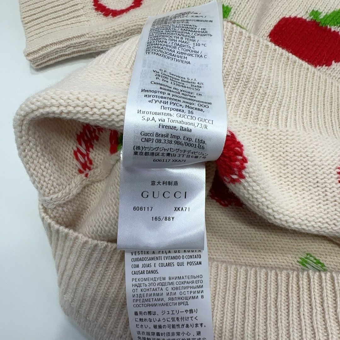 Gucci Gucci Apple Pattern Sweater IT 40 Size S / US 4 / IT 40 - 4 Thumbnail