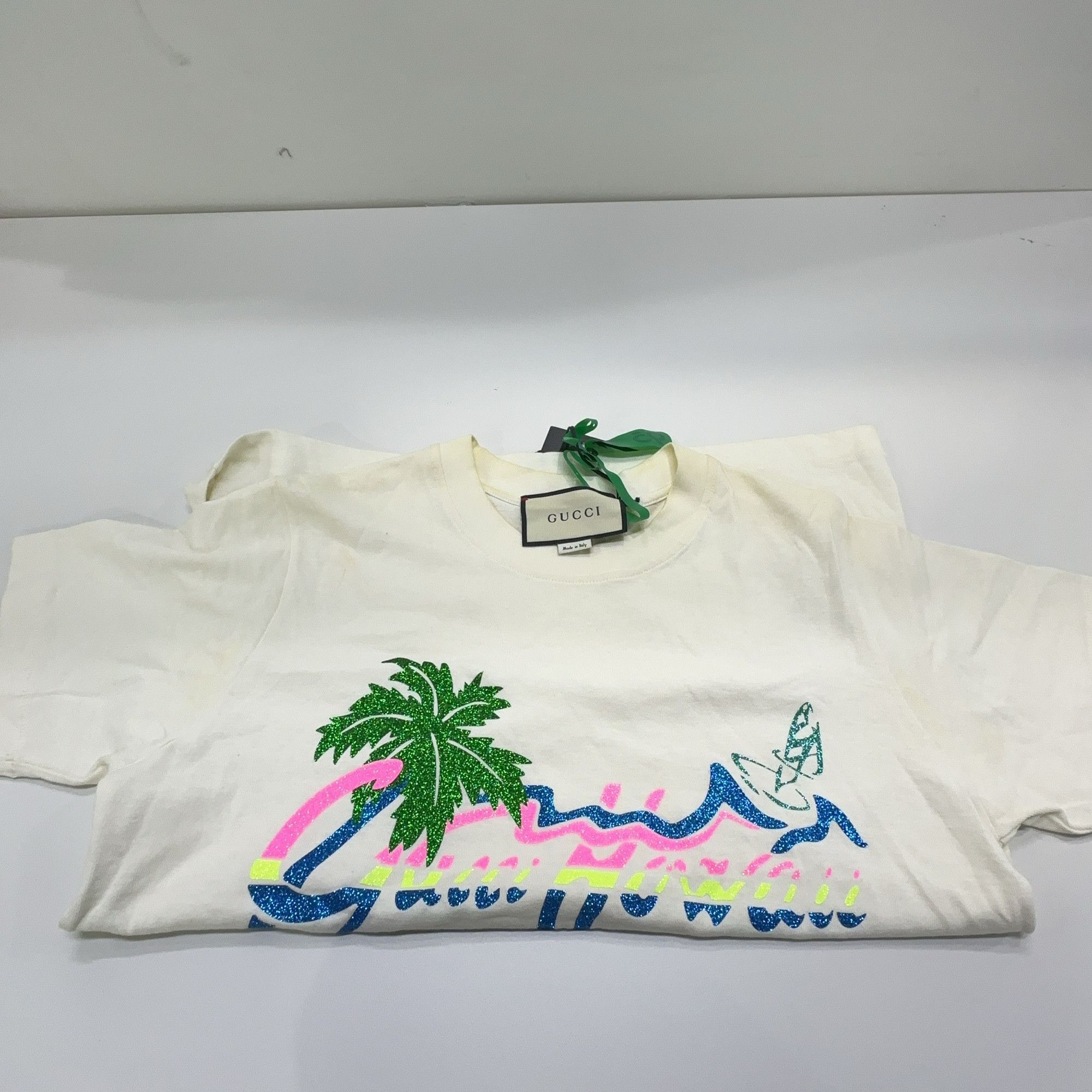 Gucci Gucci Palm Tree Print T-Shirt Size XS Size XS / US 0-2 / IT 36-38 - 7 Thumbnail
