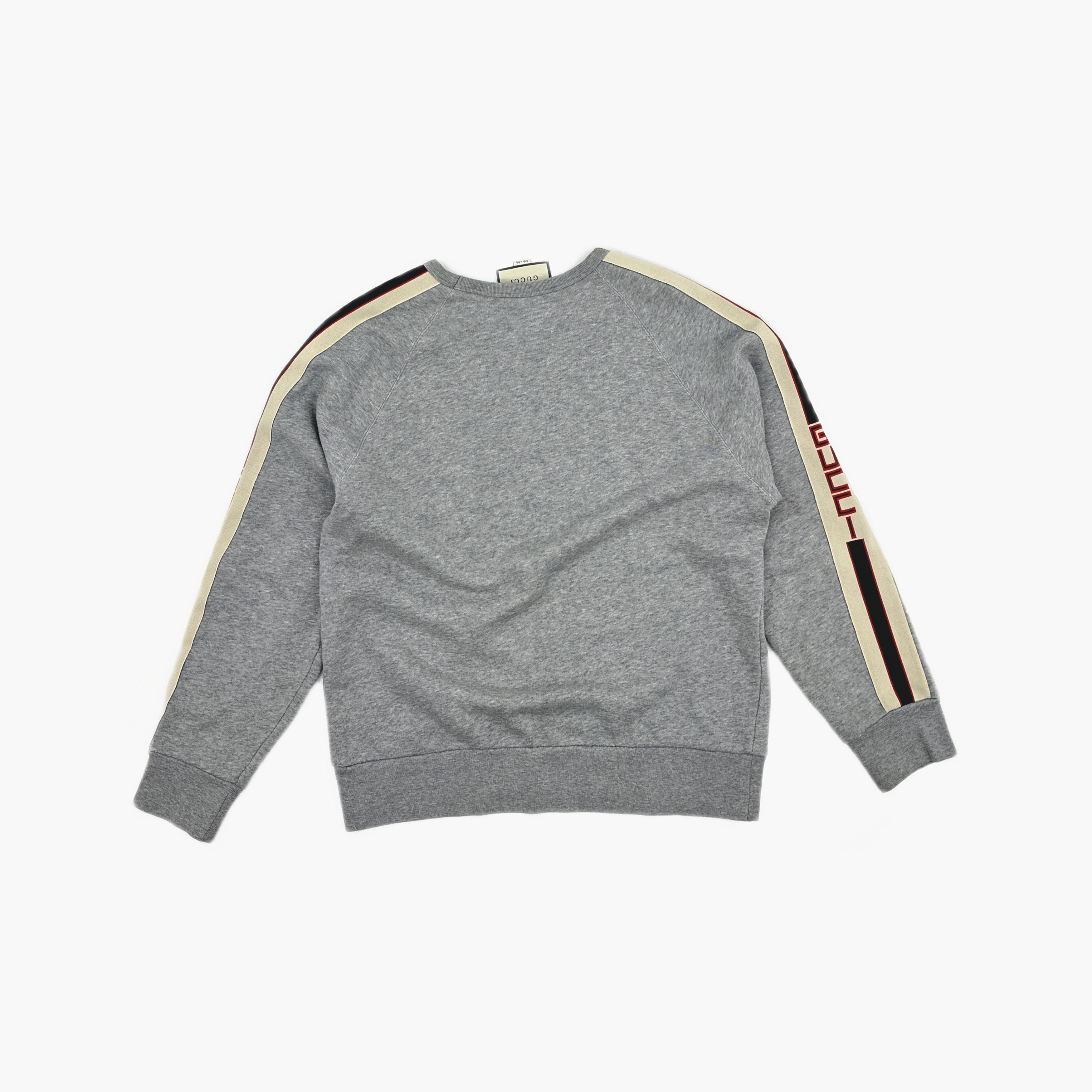 Gucci Gucci Logo Side Stripe Sweatshirt Size L Size US L / EU 52-54 / 3 - 2 Thumbnail