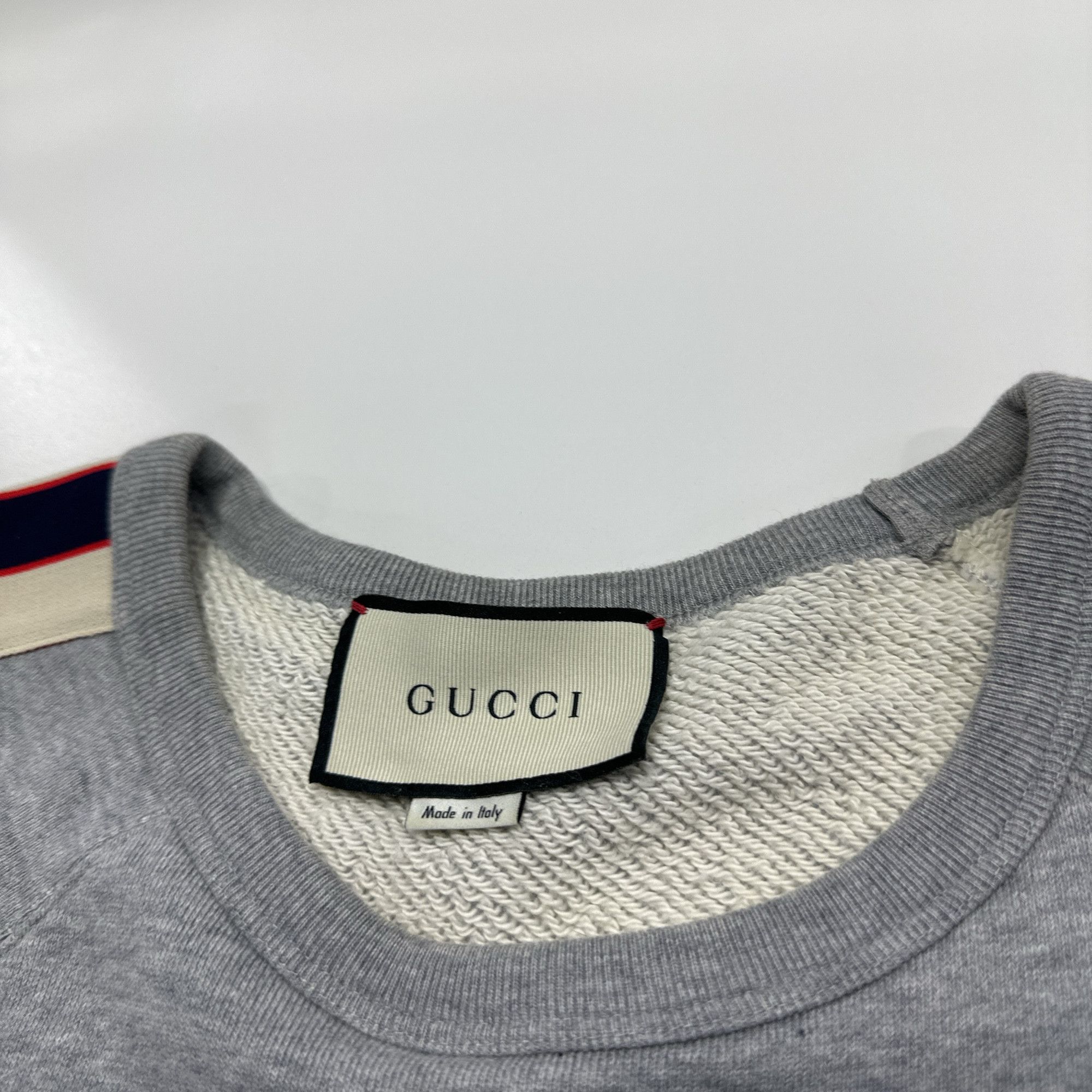 Gucci Gucci Logo Side Stripe Sweatshirt Size L Size US L / EU 52-54 / 3 - 3 Thumbnail