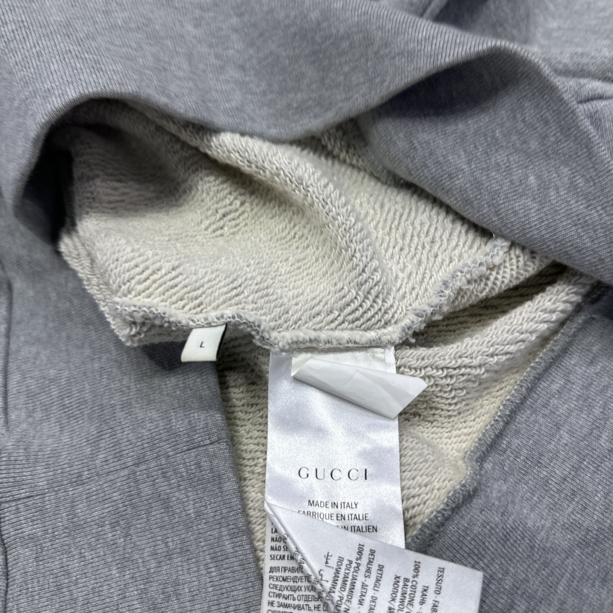 Gucci Gucci Logo Side Stripe Sweatshirt Size L Size US L / EU 52-54 / 3 - 4 Thumbnail