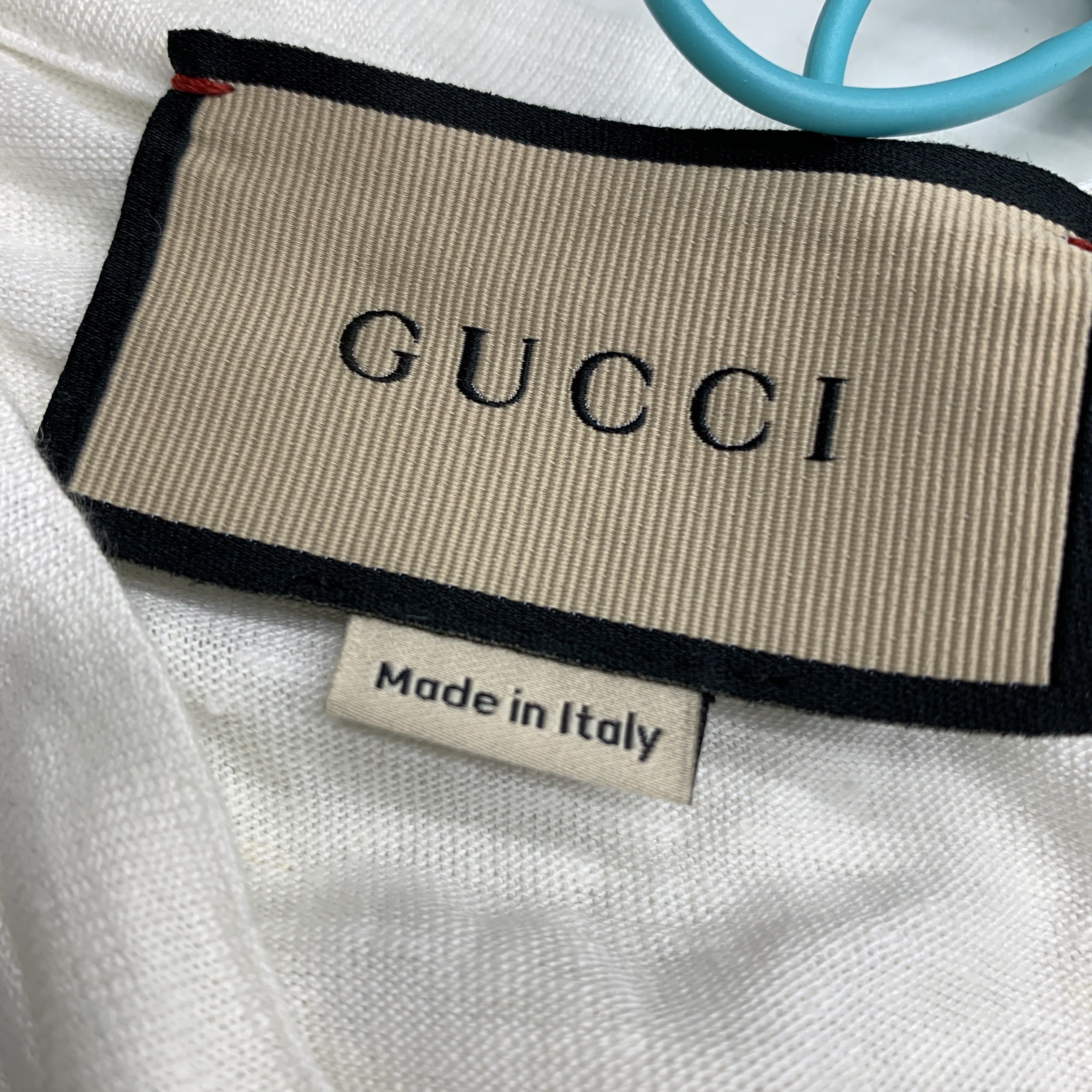 Gucci Gucci Linen V-Neck T-Shirt Size M Size US M / EU 48-50 / 2 - 2 Thumbnail