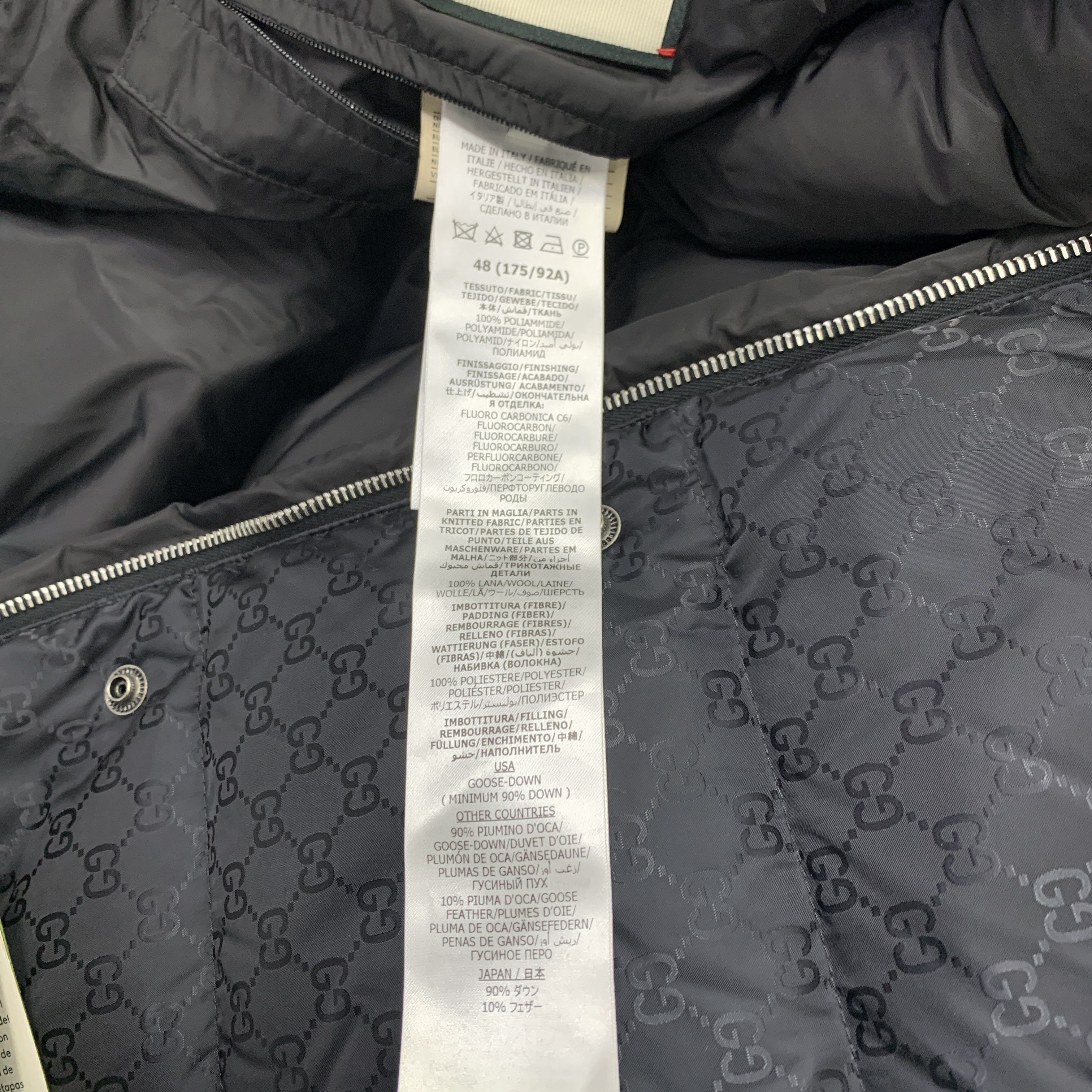 Gucci Gucci GG Monogram Puffer Jacket Size M Size US M / EU 48-50 / 2 - 2 Thumbnail