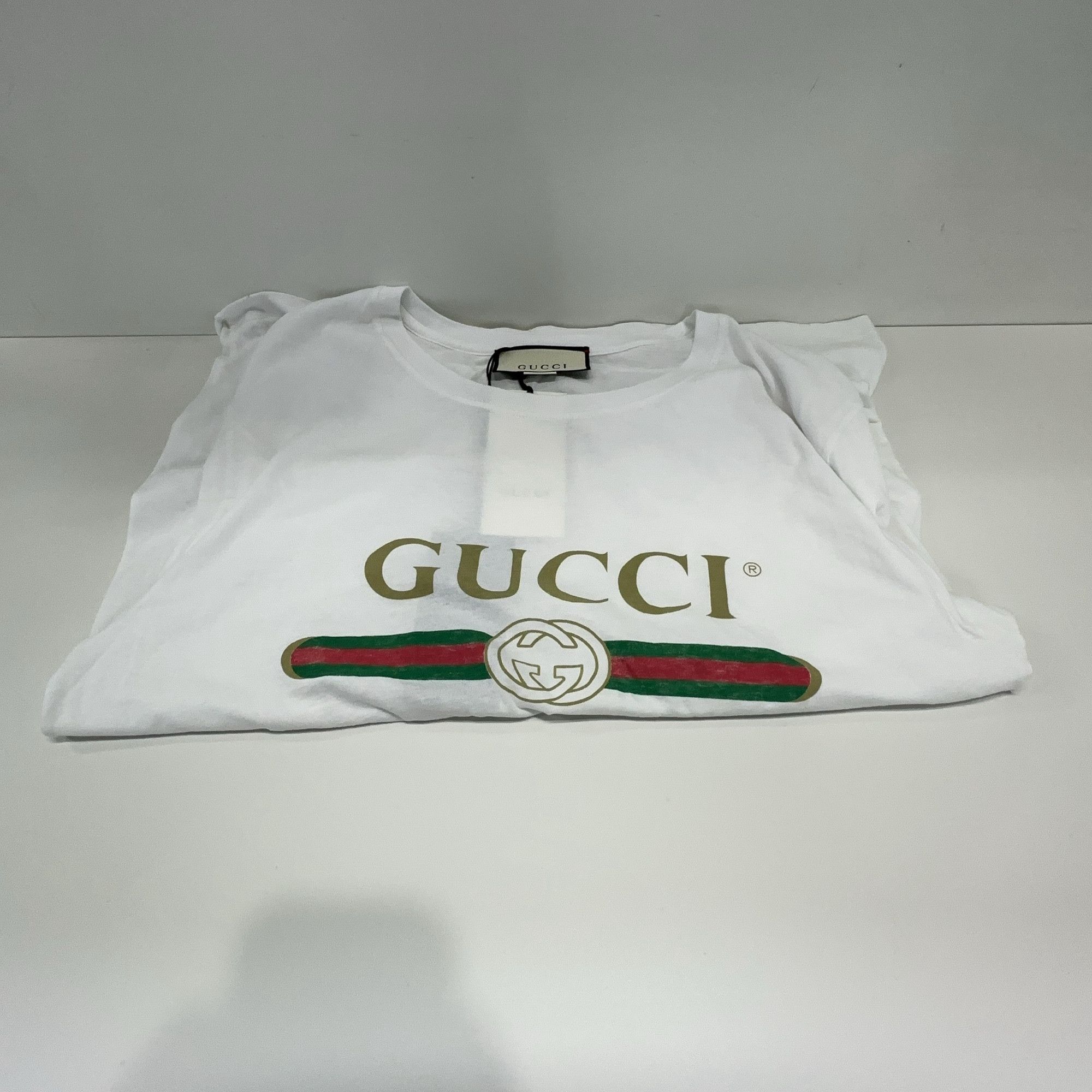 Gucci Gucci Logo Print T-Shirt Size M Size US M / EU 48-50 / 2 - 7 Thumbnail