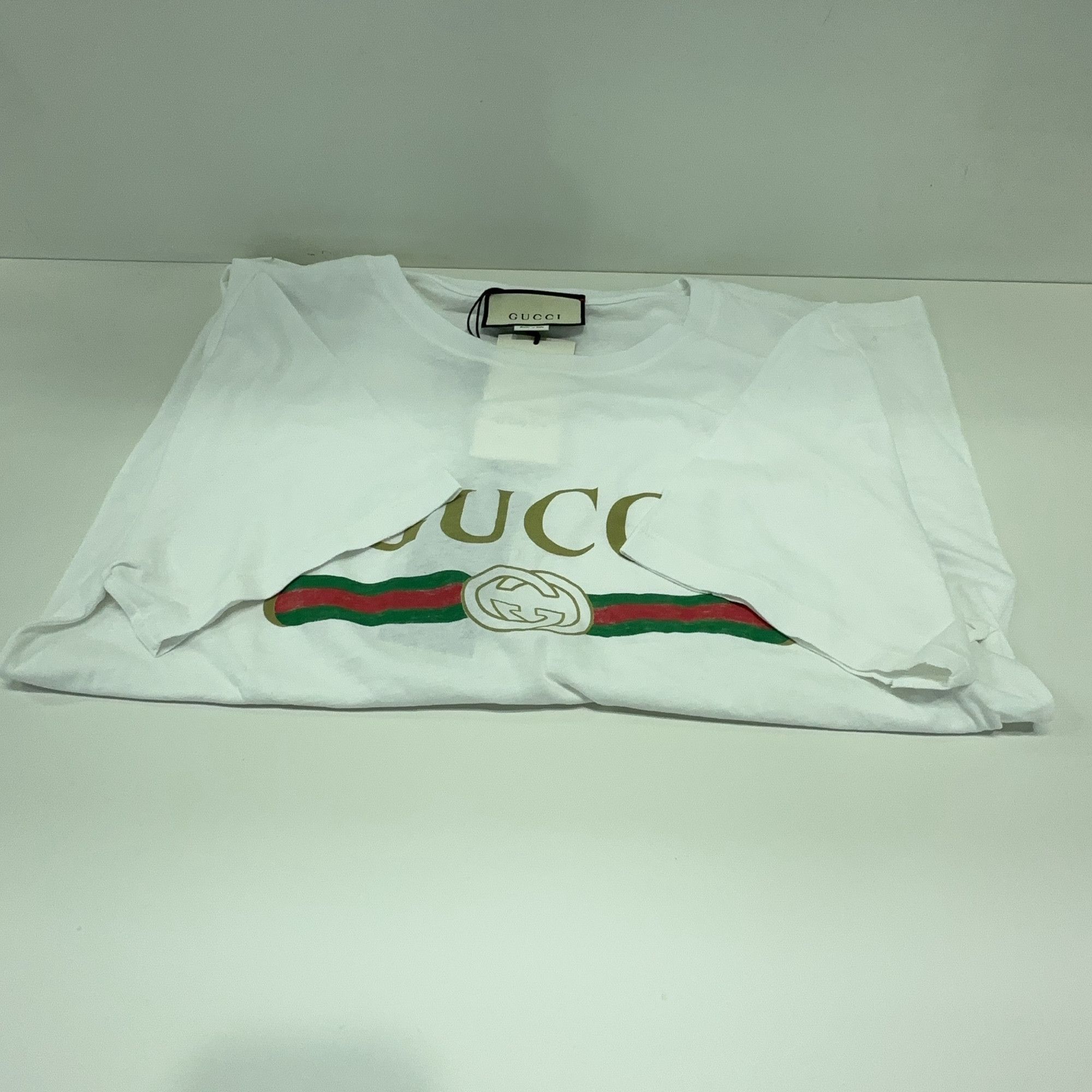 Gucci Gucci Logo Print T-Shirt Size M Size US M / EU 48-50 / 2 - 8 Thumbnail