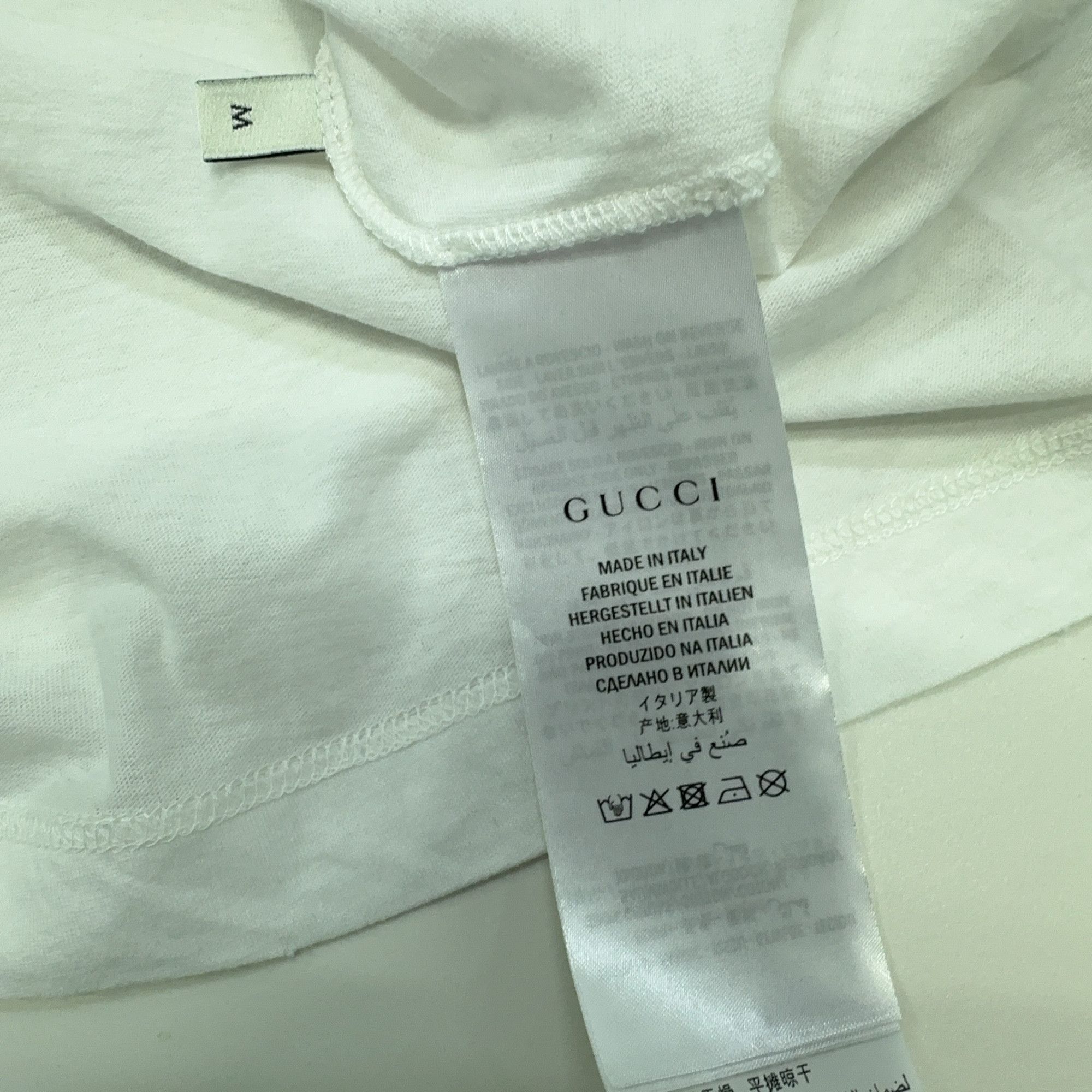 Gucci Gucci Logo Print T-Shirt Size M Size US M / EU 48-50 / 2 - 5 Thumbnail