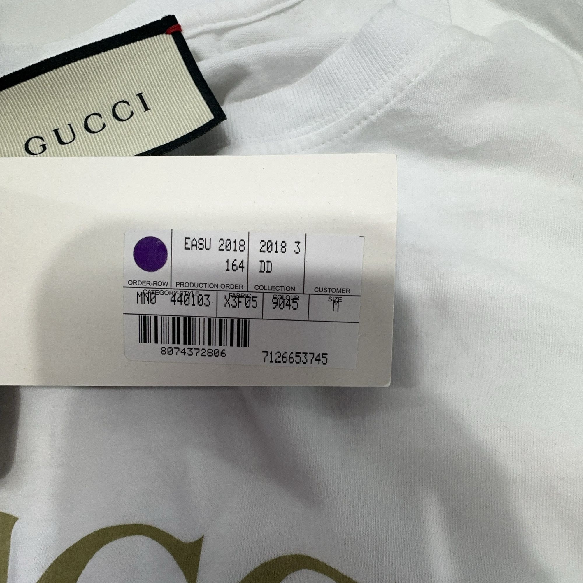 Gucci Gucci Logo Print T-Shirt Size M Size US M / EU 48-50 / 2 - 3 Thumbnail