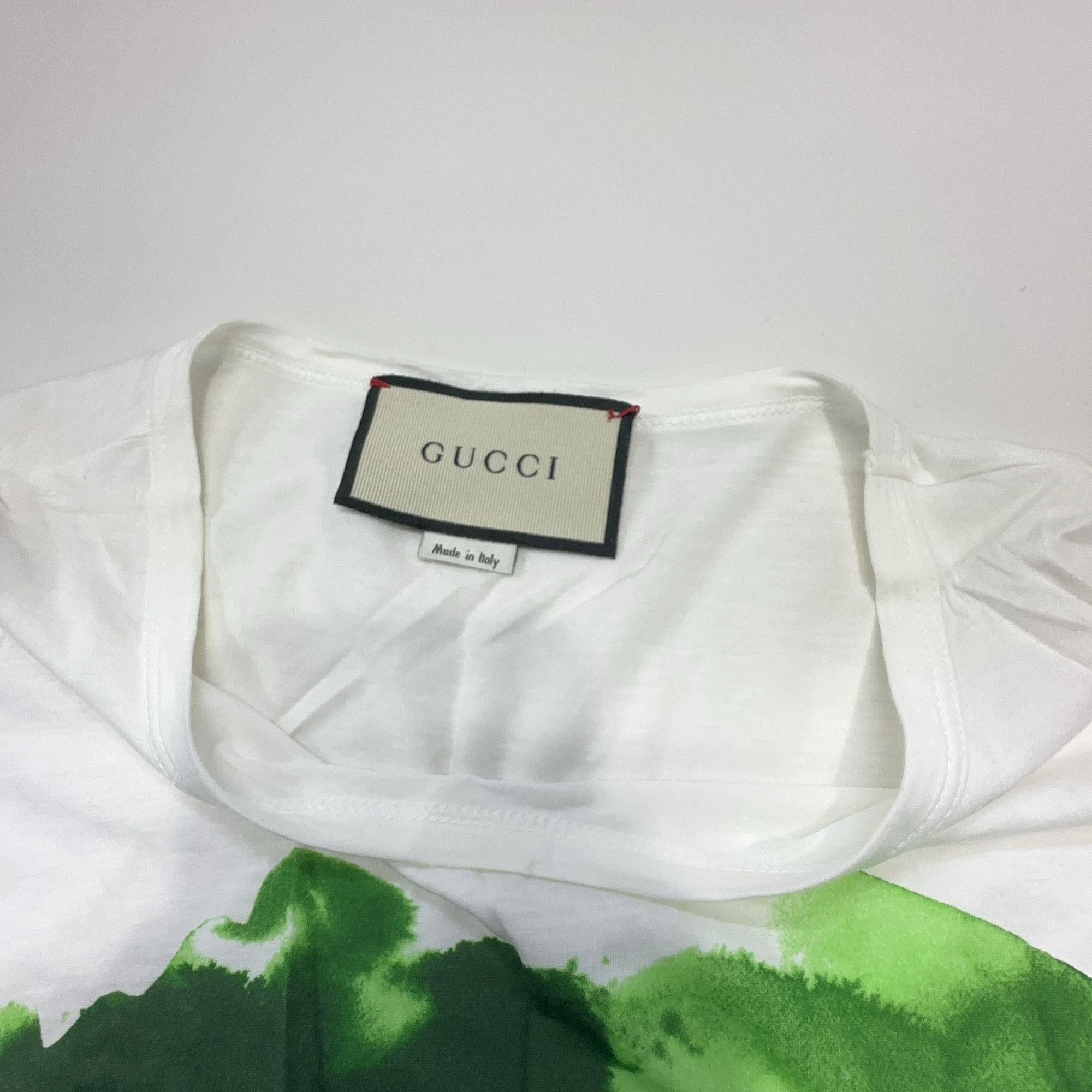 Gucci Gucci Watercolor Logo T-Shirt Size M Size US M / EU 48-50 / 2 - 6 Thumbnail