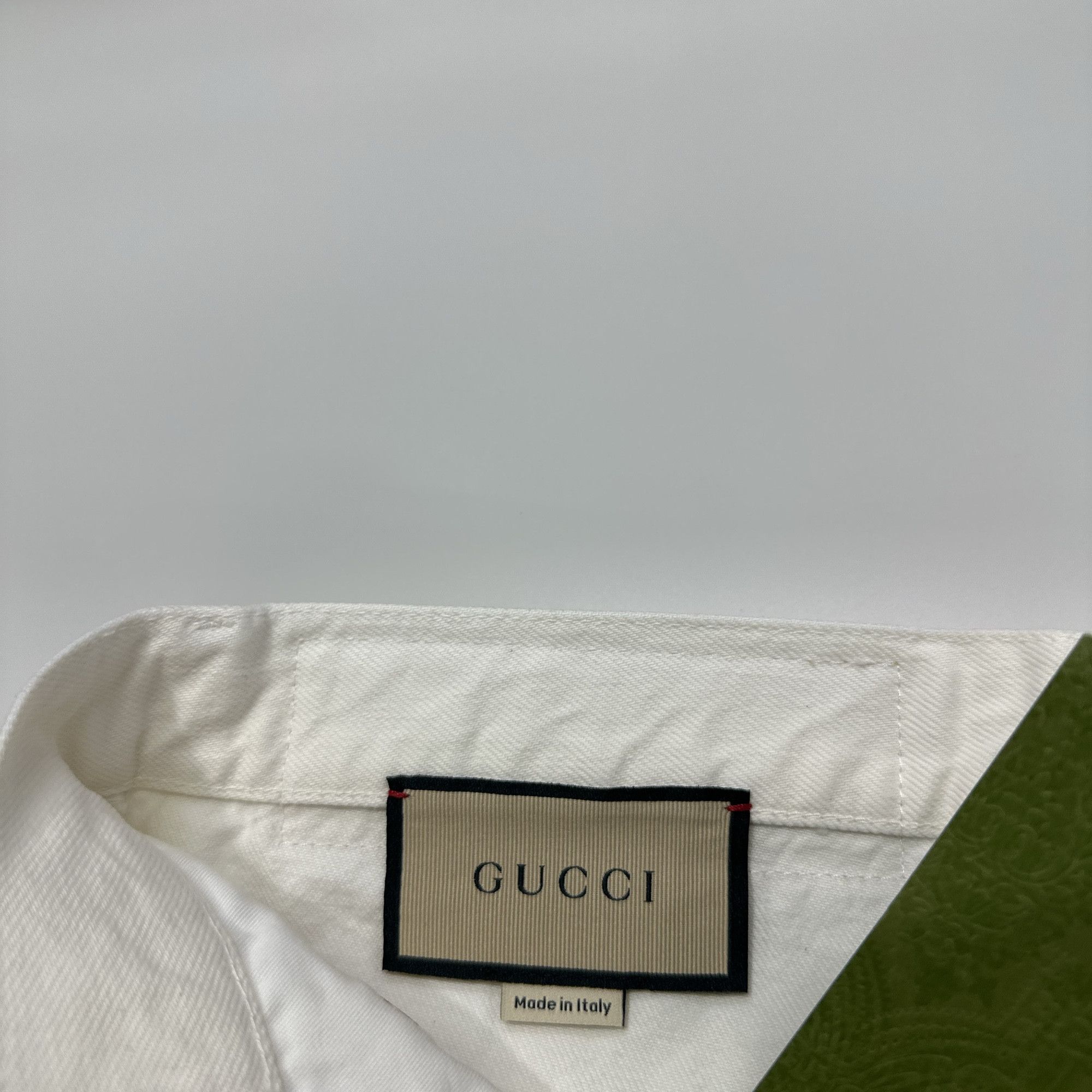 Gucci Gucci White Frayed Hem Denim Jeans Size 30 Size US 30 / EU 46 - 3 Thumbnail