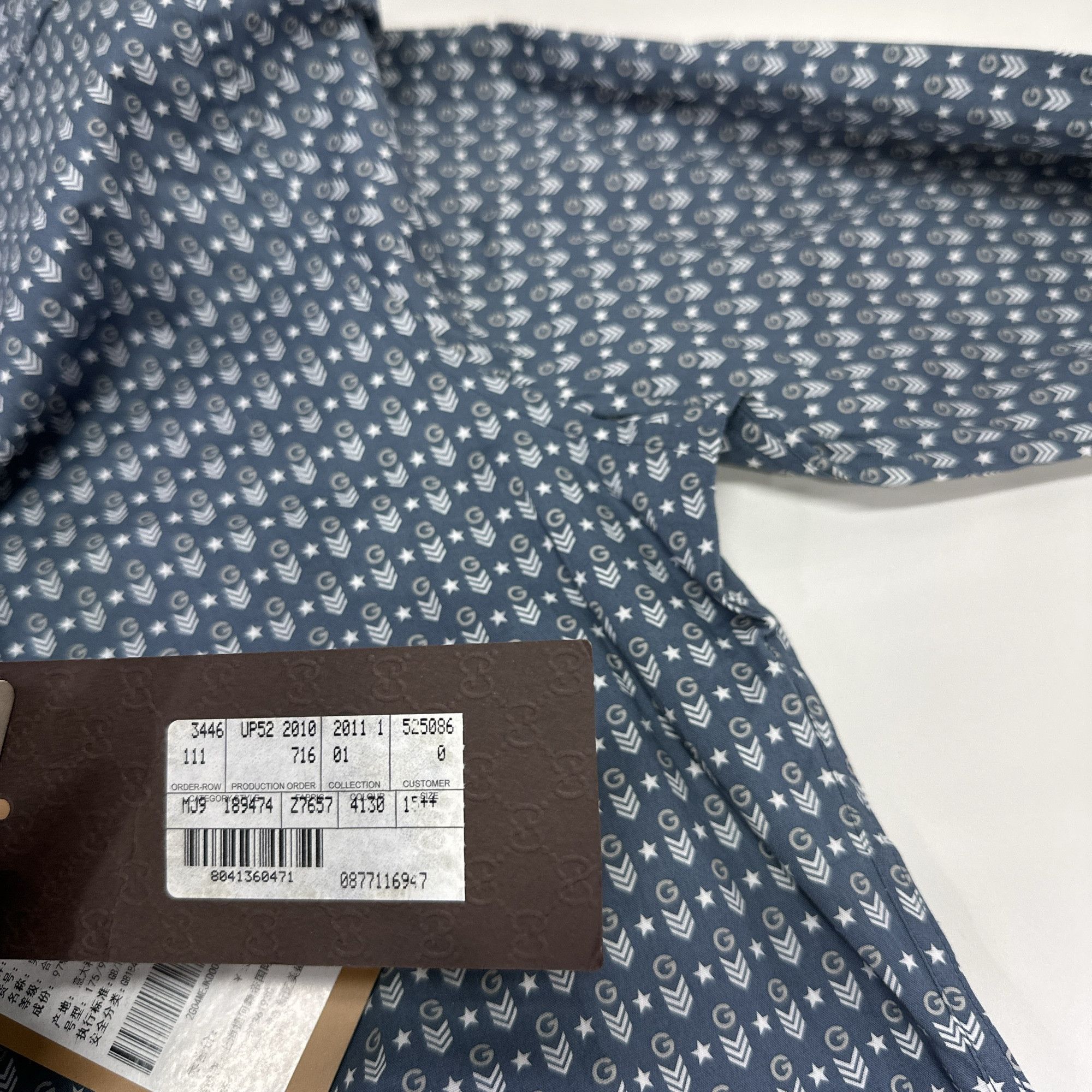 Gucci Gucci Monogram Star Long Sleeve Shirt Size M Size US XXS / EU 40 - 4 Thumbnail