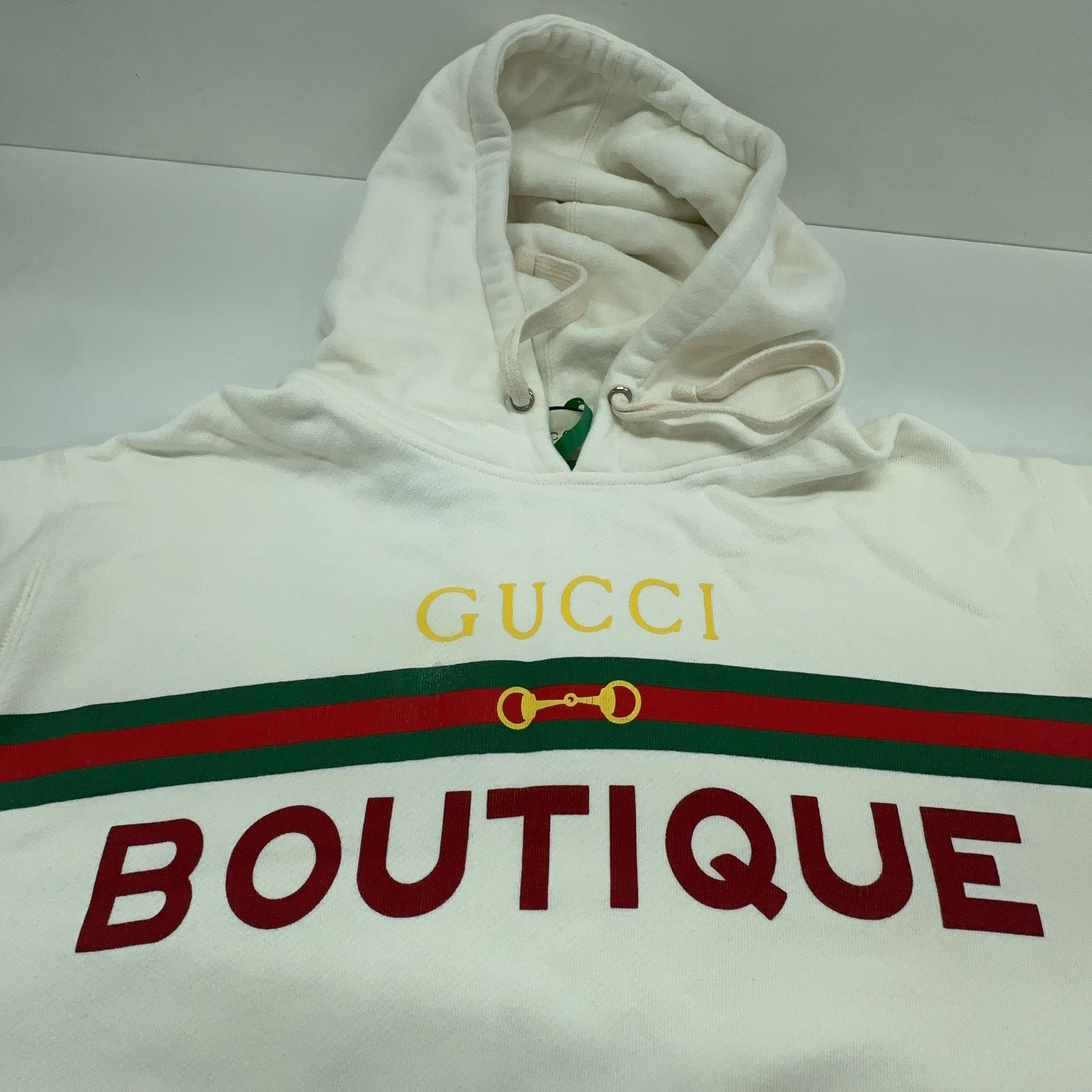 Gucci Gucci Boutique Web Logo Hoodie Size S Size S / US 4 / IT 40 - 6 Thumbnail