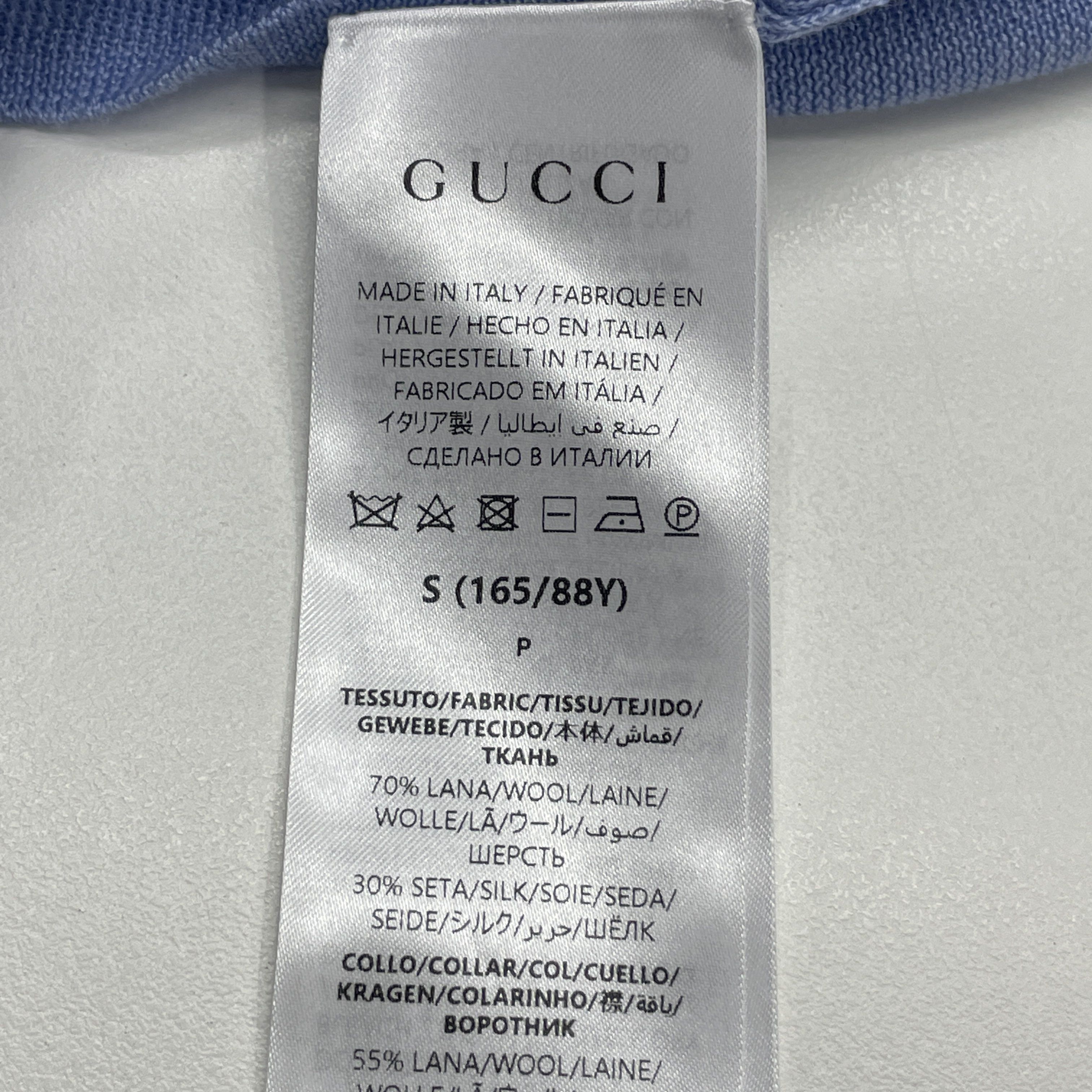 Gucci Gucci Logo Intarsia Knit Sweater Size S Size S / US 4 / IT 40 - 4 Thumbnail