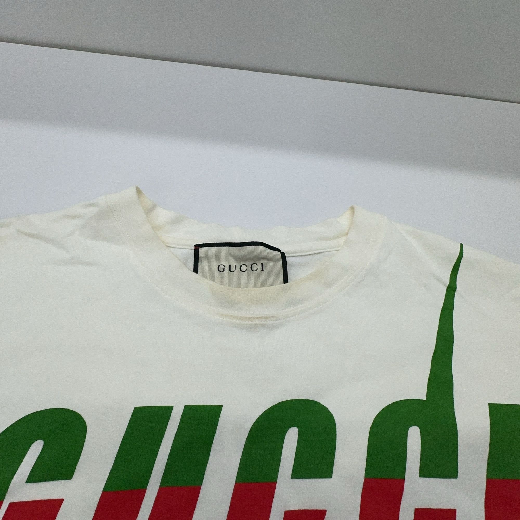 Gucci Gucci Blade Logo Print T-Shirt Size M Size US M / EU 48-50 / 2 - 6 Thumbnail