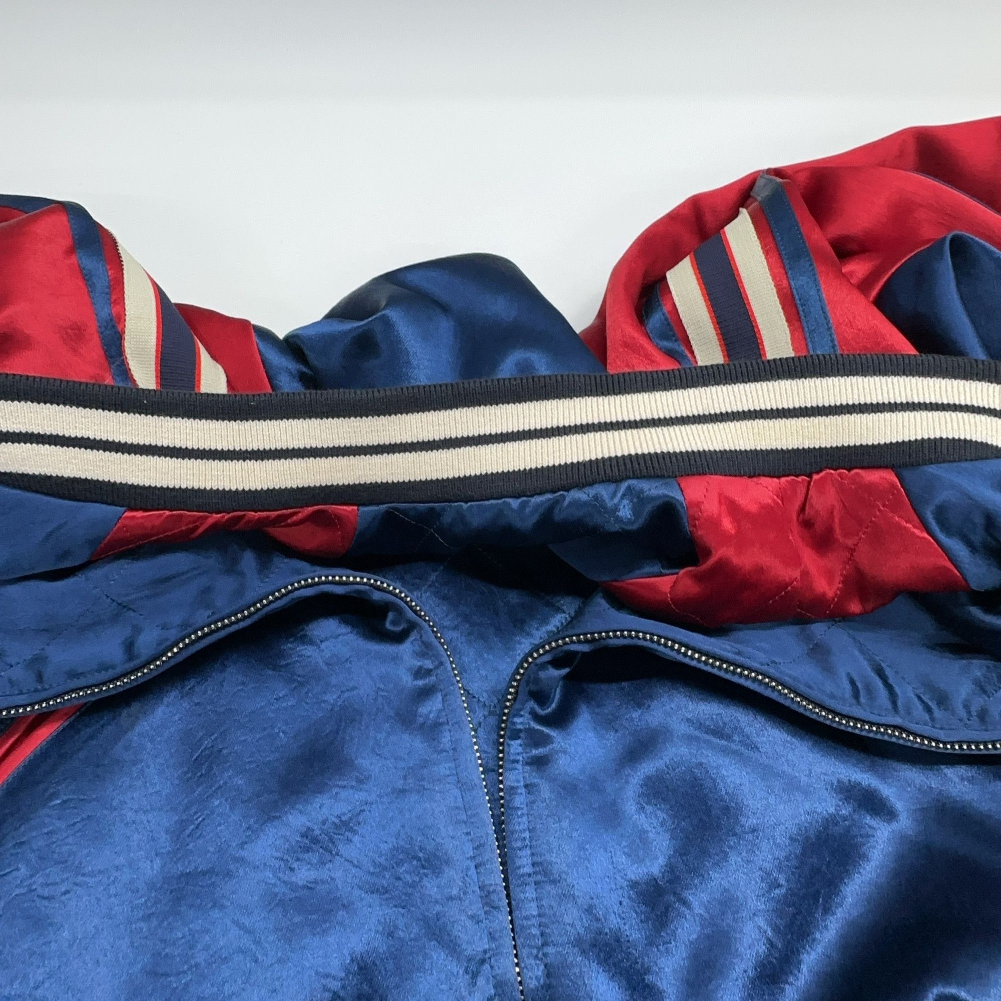 Gucci Gucci Logo Tape Bomber Jacket Size M Size US M / EU 48-50 / 2 - 9 Thumbnail