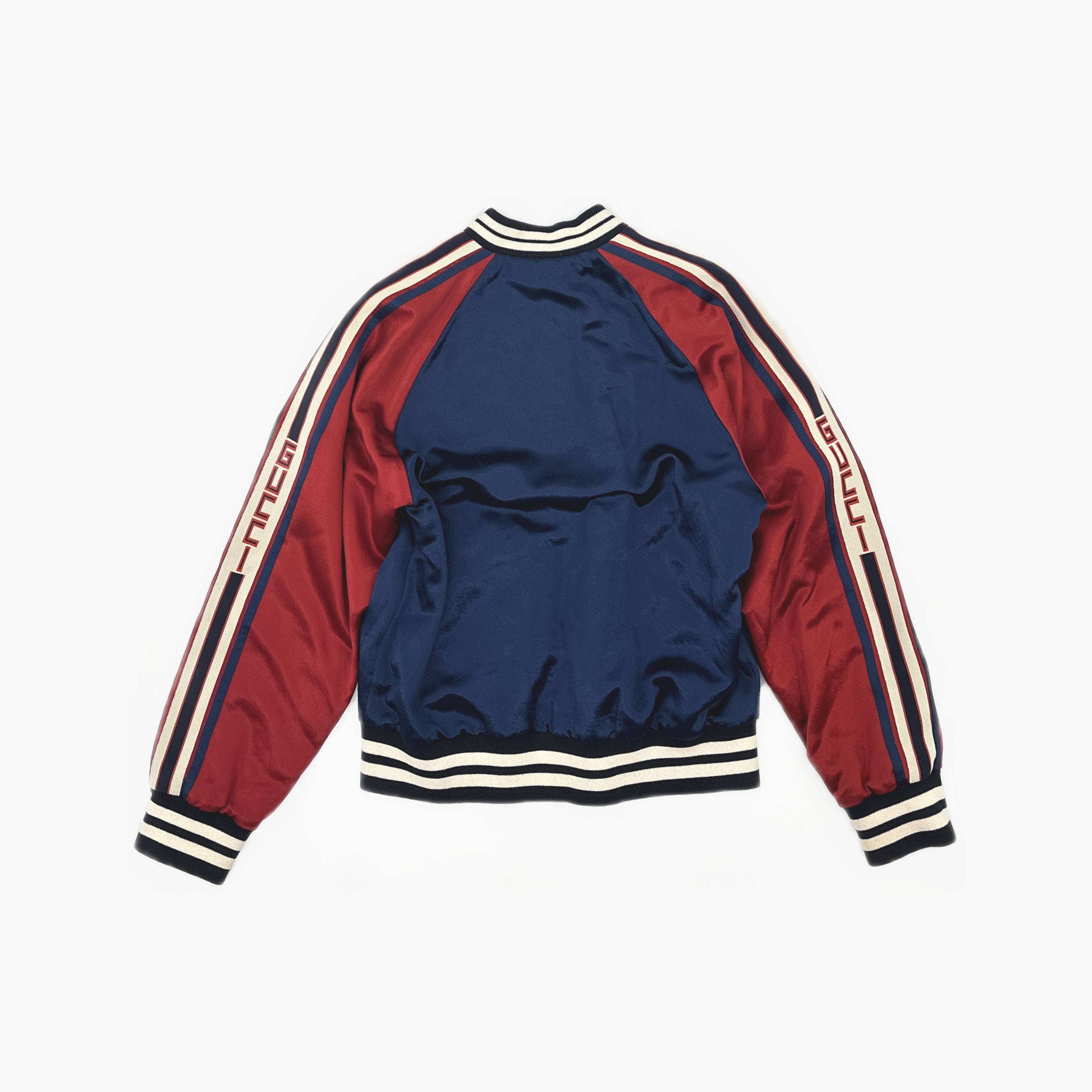 Gucci Gucci Logo Tape Bomber Jacket Size M Size US M / EU 48-50 / 2 - 2 Thumbnail
