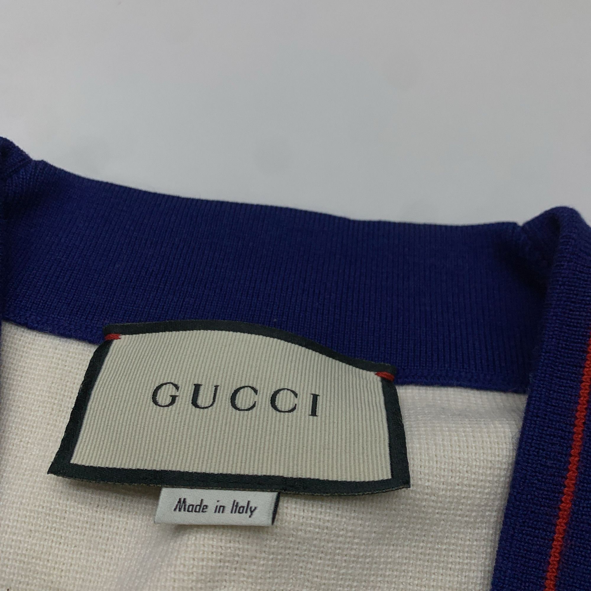 Gucci Gucci Bee Embroidered Stripe Cardigan Size XL Size XL / US 12-14 / IT 48-50 - 5 Thumbnail