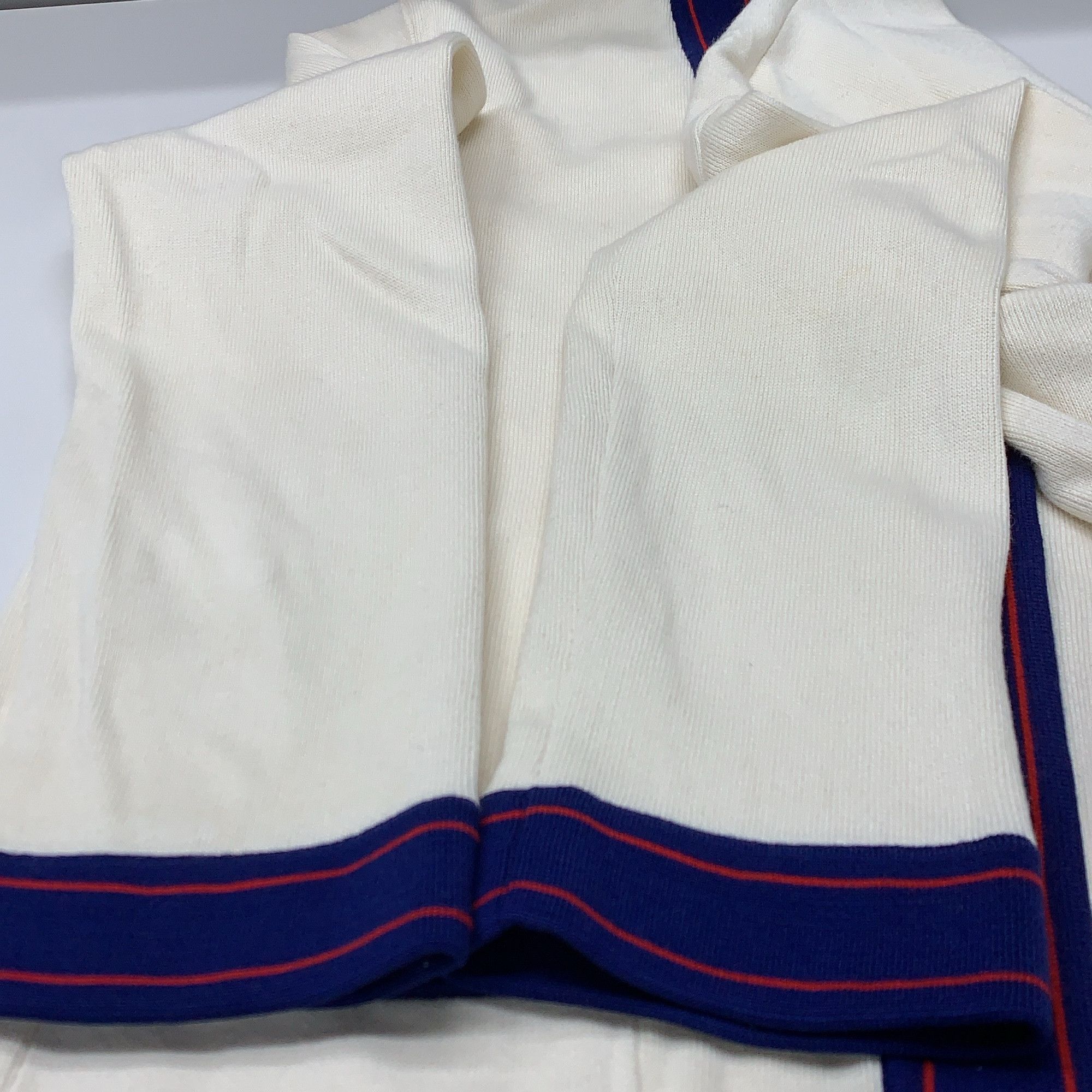 Gucci Gucci Bee Embroidered Stripe Cardigan Size XL Size XL / US 12-14 / IT 48-50 - 8 Thumbnail