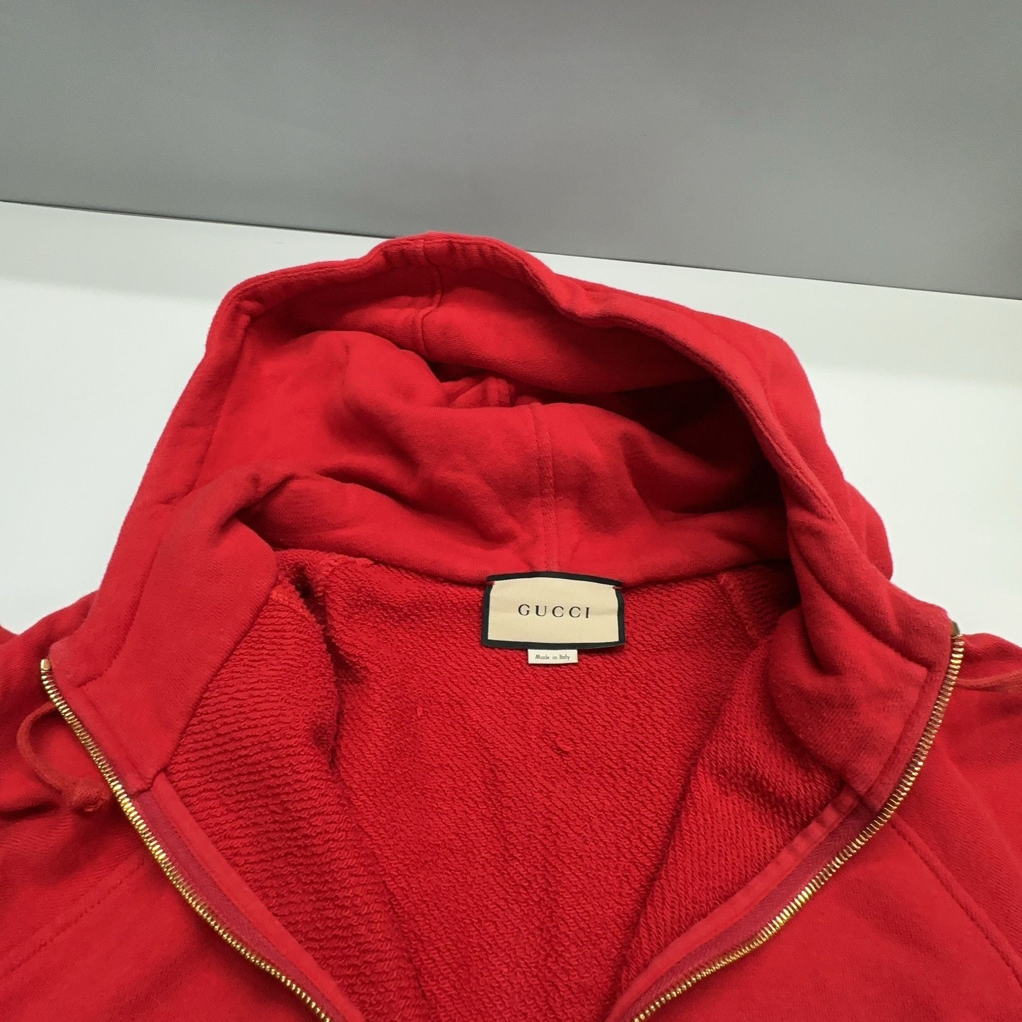 Gucci Gucci Logo Stripe Hoodie Size XL Size US XL / EU 56 / 4 - 7 Thumbnail