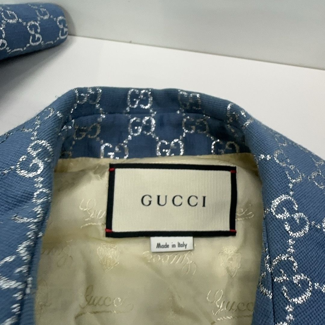 Gucci Gucci GG Pattern Metallic Coat Size 38 Size XS / US 0-2 / IT 36-38 - 5 Thumbnail