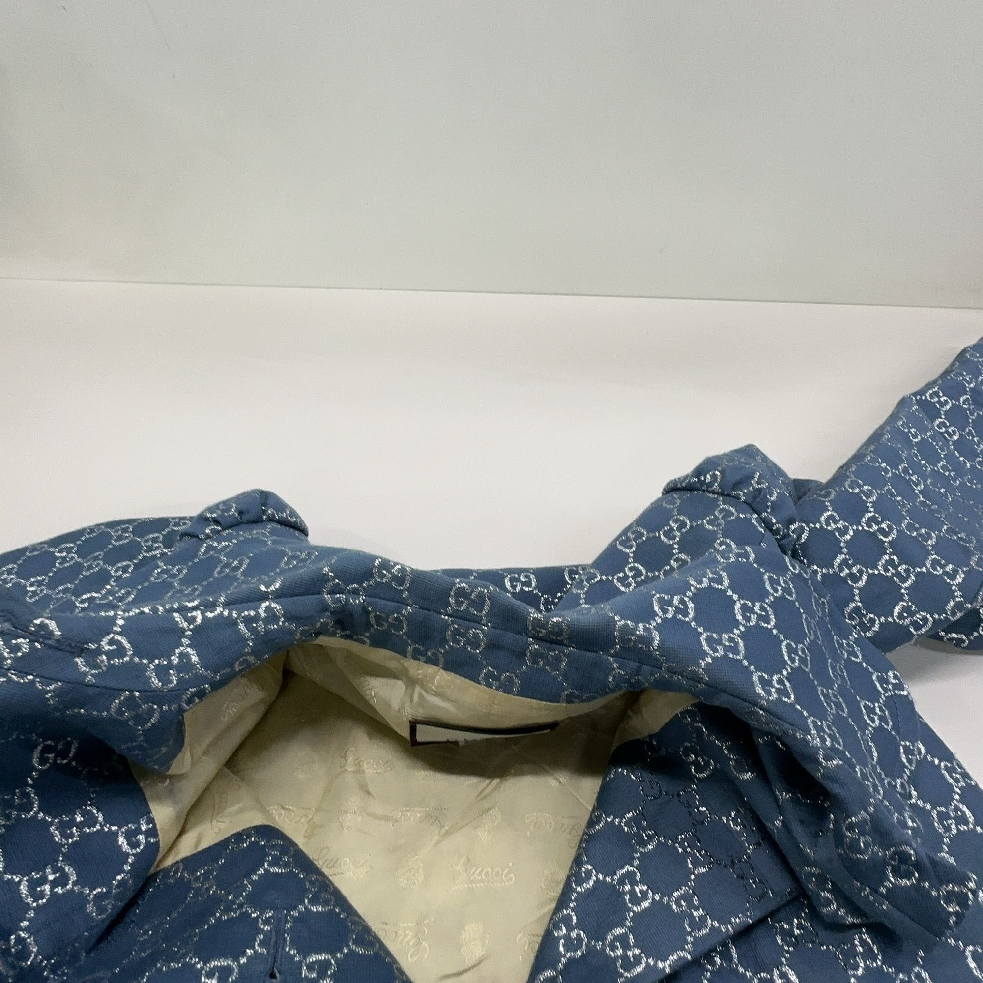 Gucci Gucci GG Pattern Metallic Coat Size 38 Size XS / US 0-2 / IT 36-38 - 6 Thumbnail