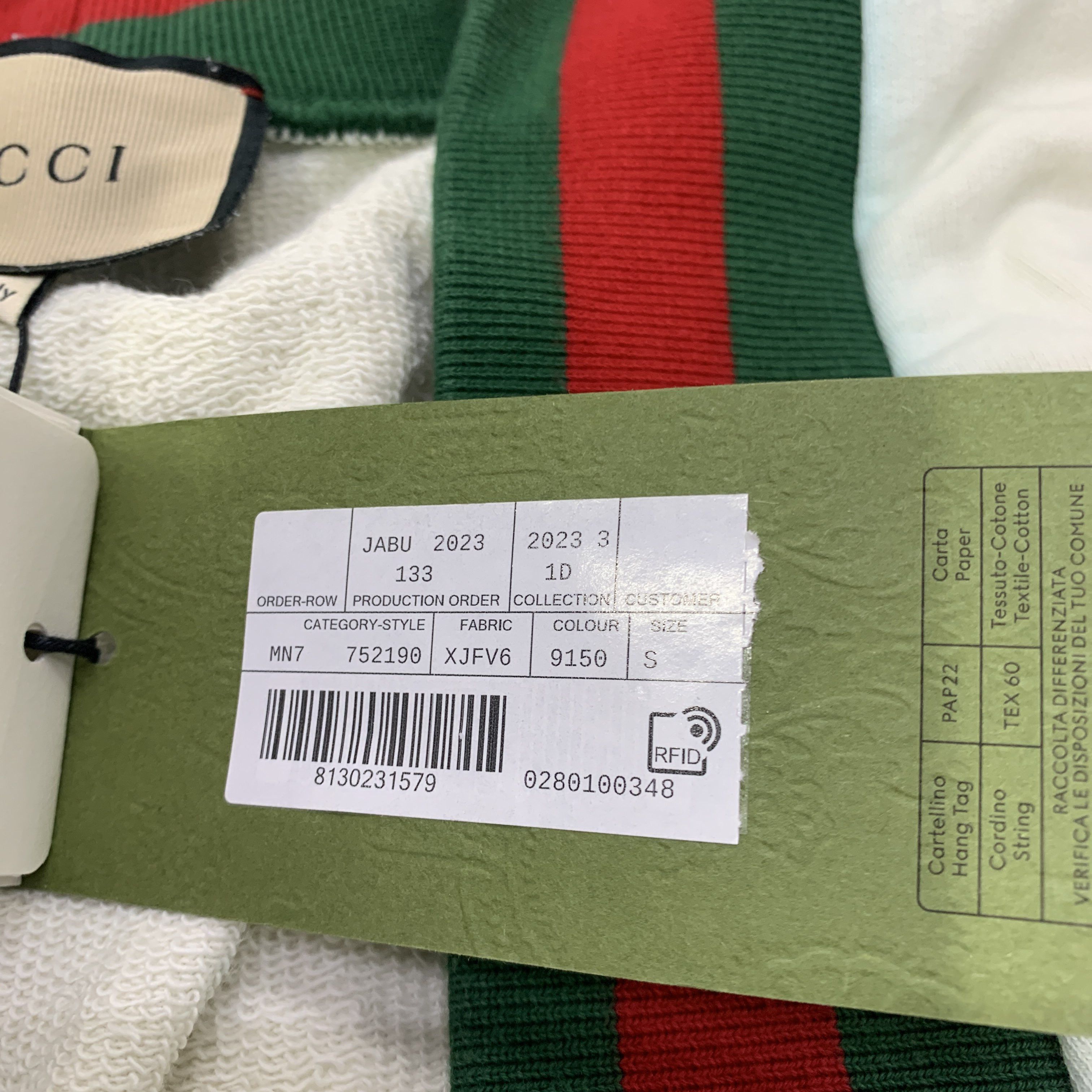 Gucci Gucci Web Stripe Cardigan Size S Size US S / EU 44-46 / 1 - 2 Thumbnail