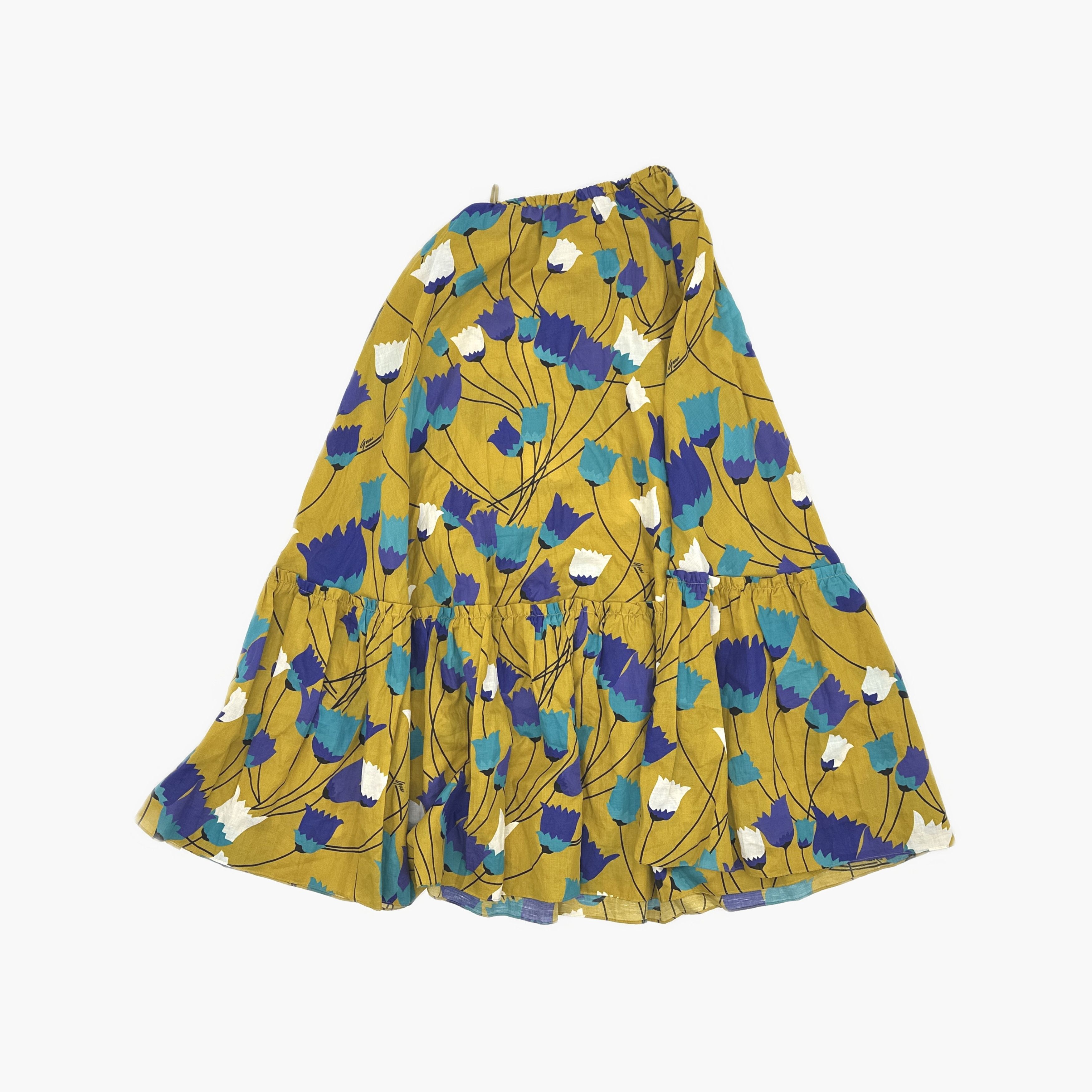 Gucci Gucci Floral Tulip Print Maxi Skirt Size 36 Size 25" / US 0 / IT 36 - 2 Thumbnail